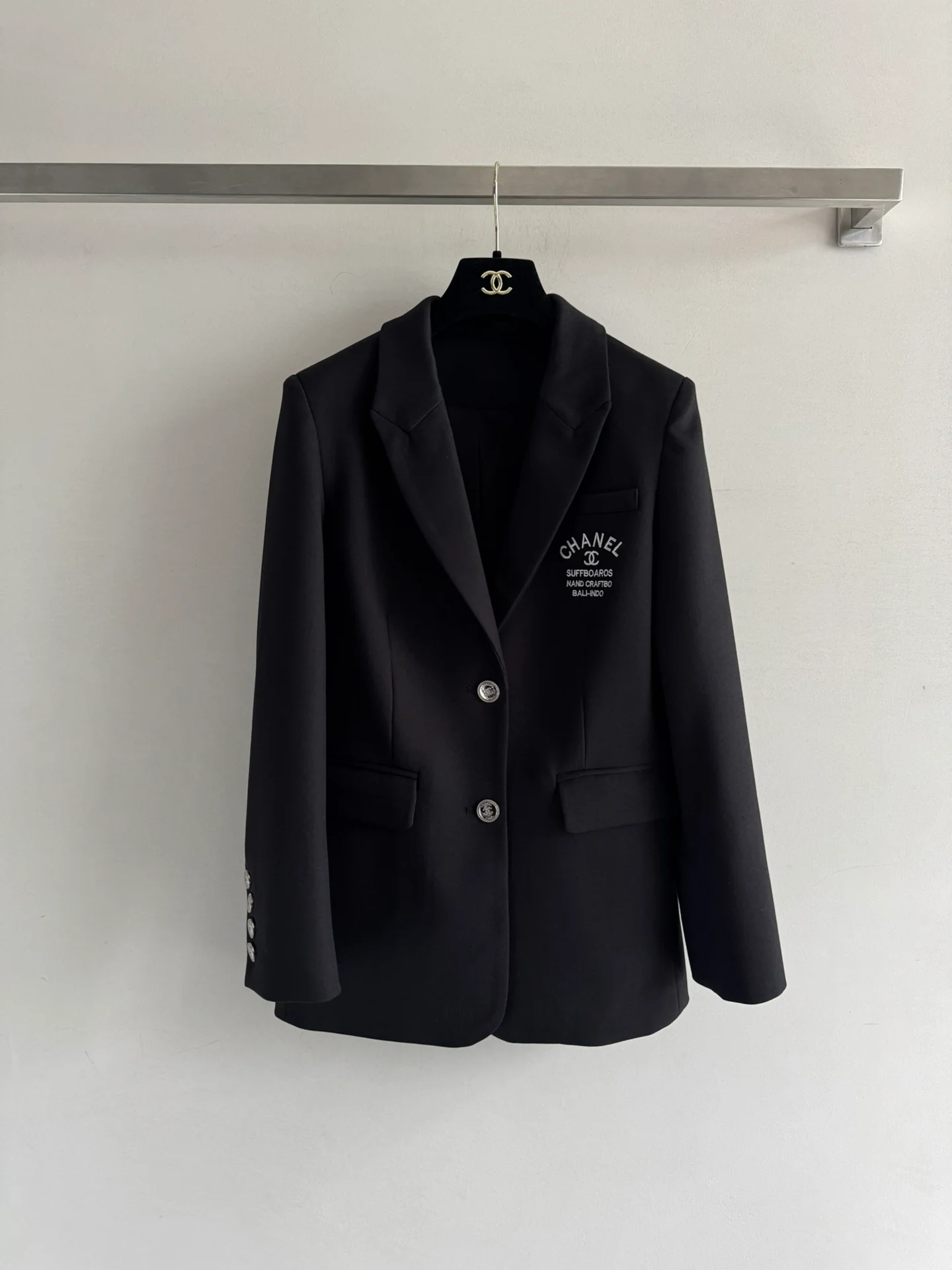 Chan 26ss embroidery suit