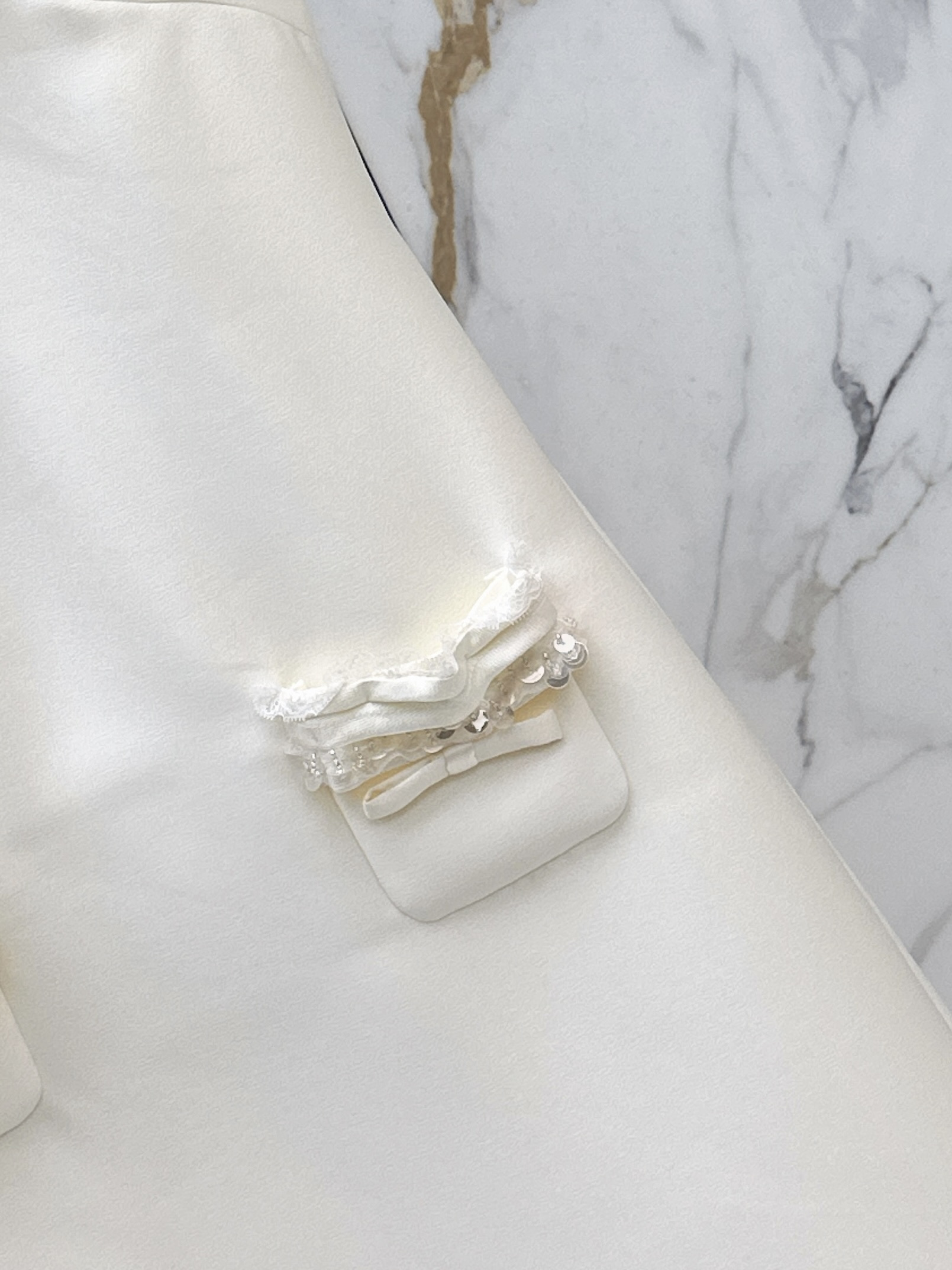 Miu 26ss puff sleeve dress