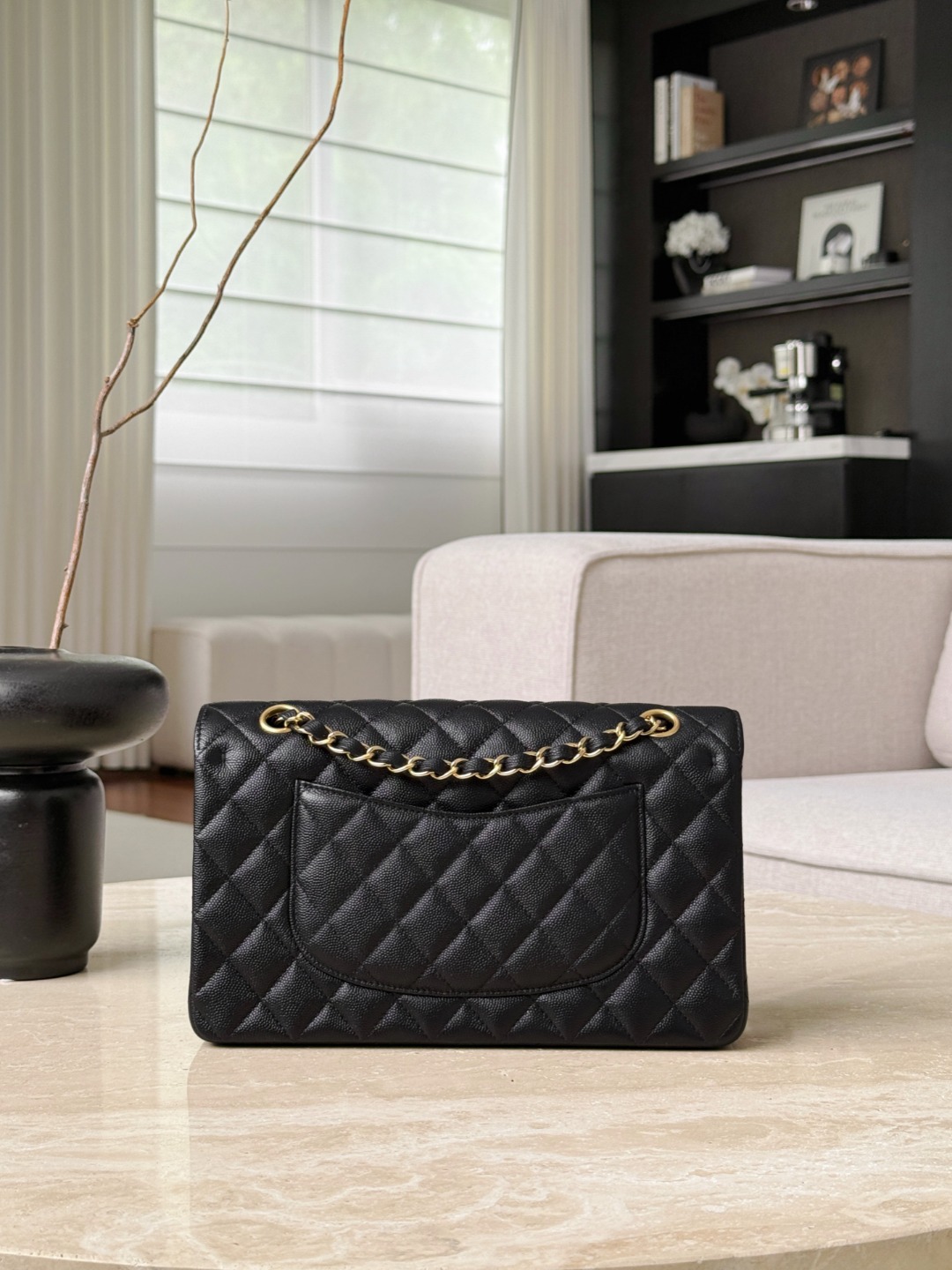 Chan 26s cf25 chain shoulder bag
