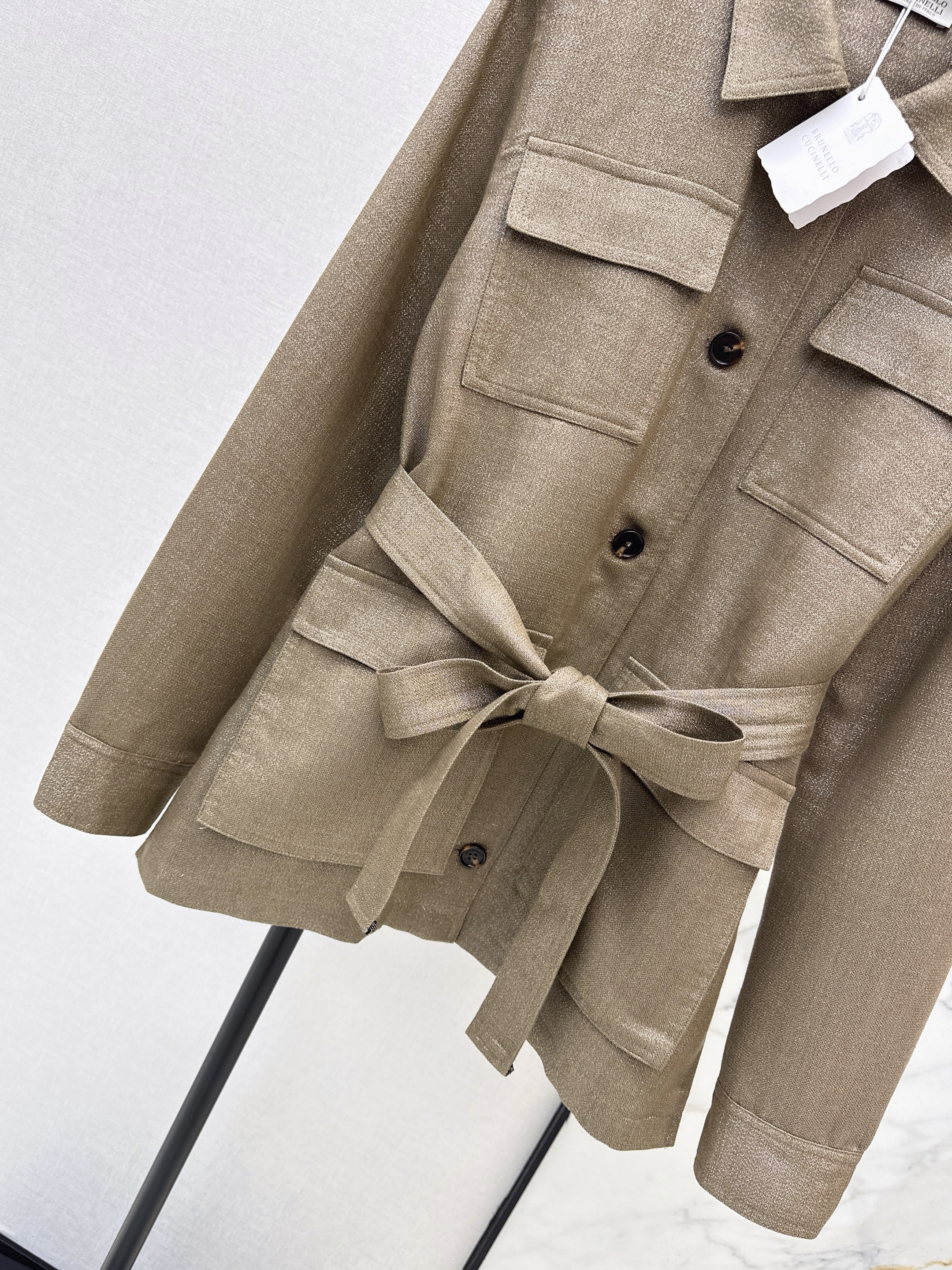 Brun 26ss linen jacket