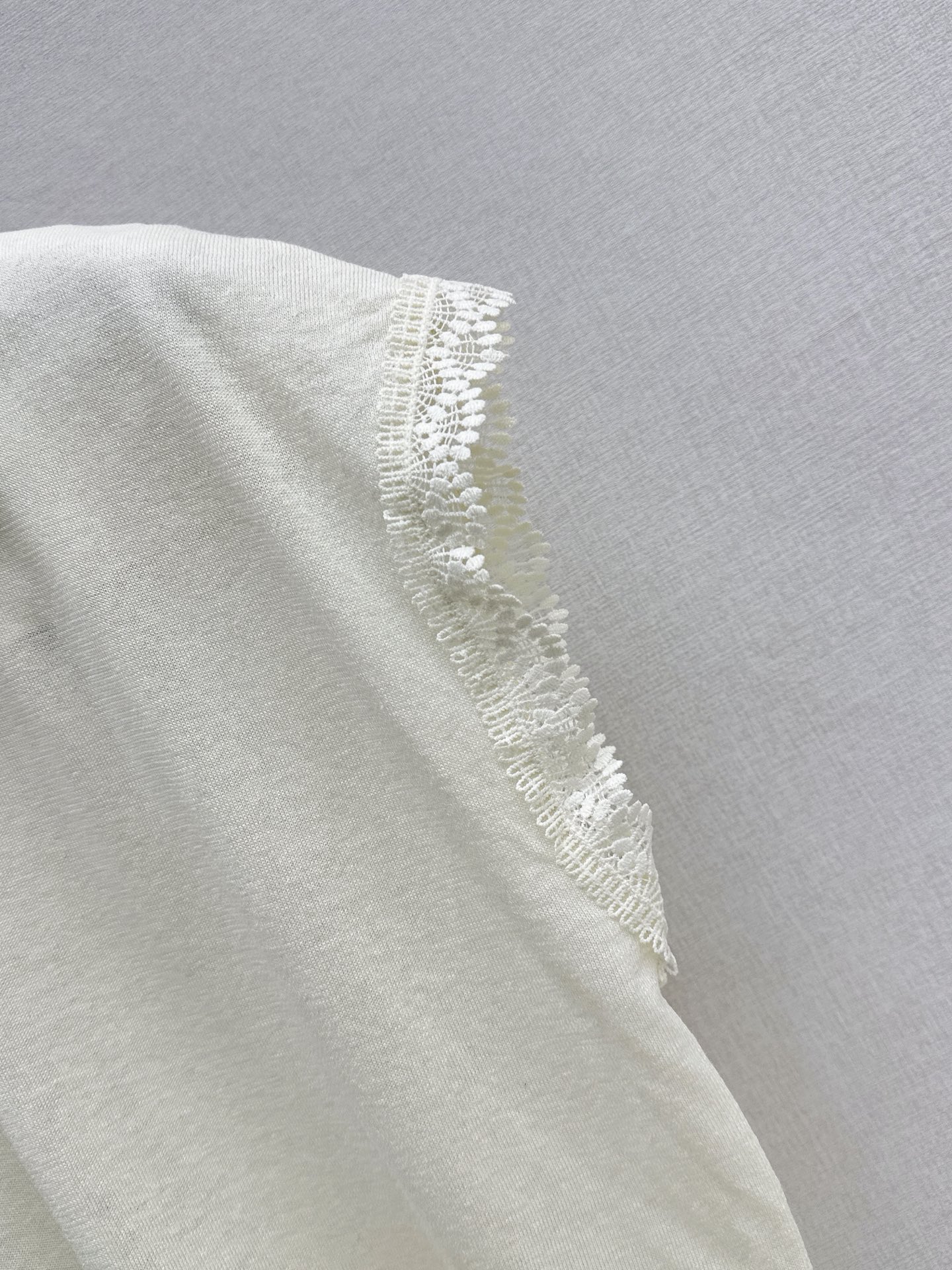 ES 26ss lace trim knitwear