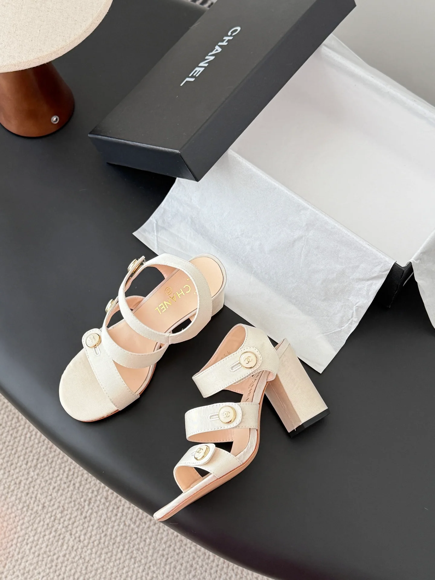 Chan high*heeled sandals