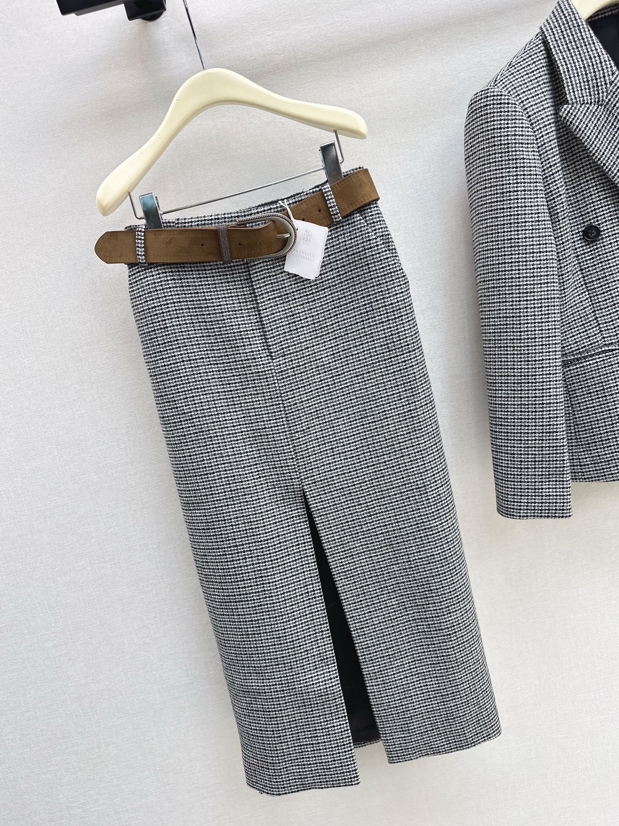 Brun 26ss houndstooth skirts