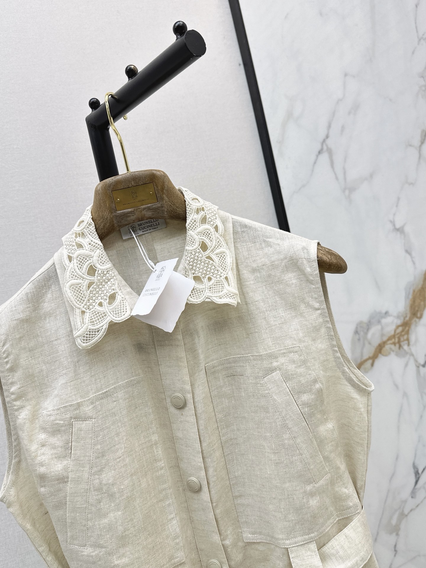 Brun 26ss embroidery shirt