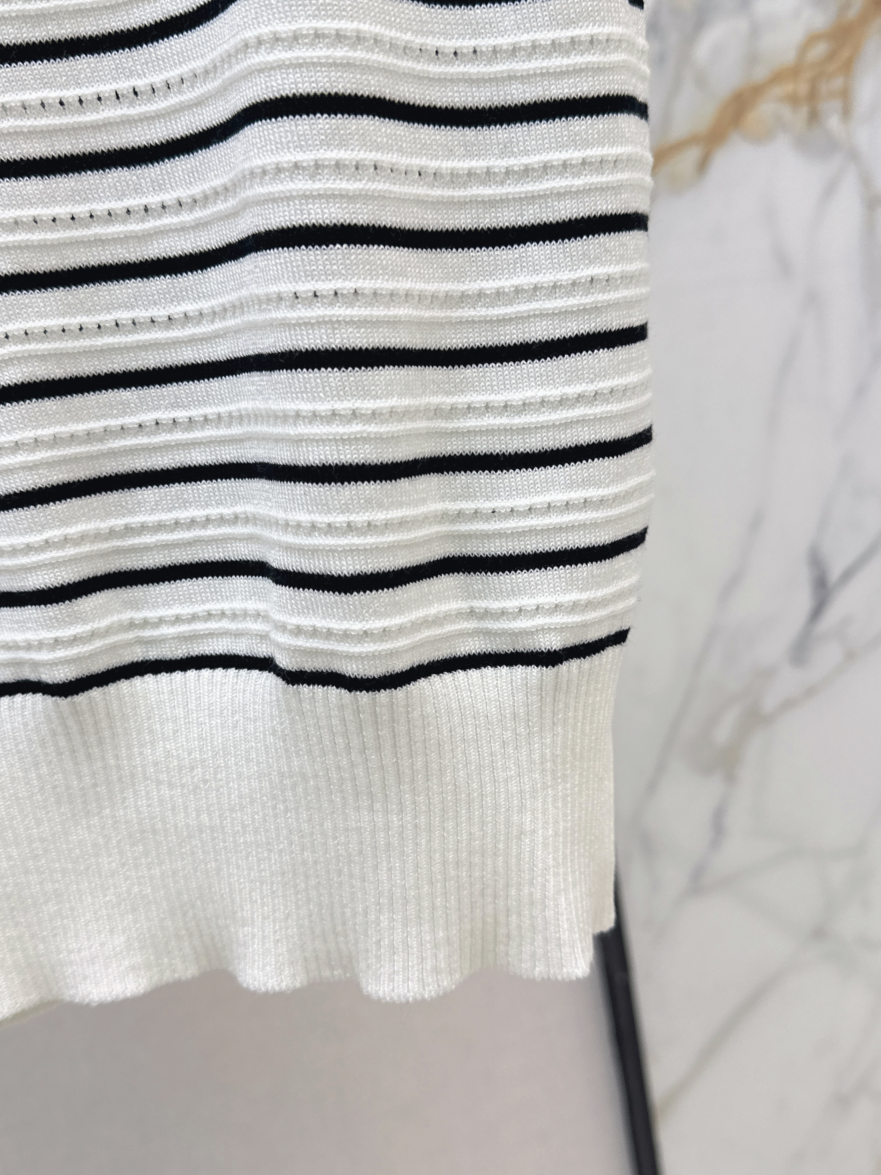 Chan 26ss stripe kniwear
