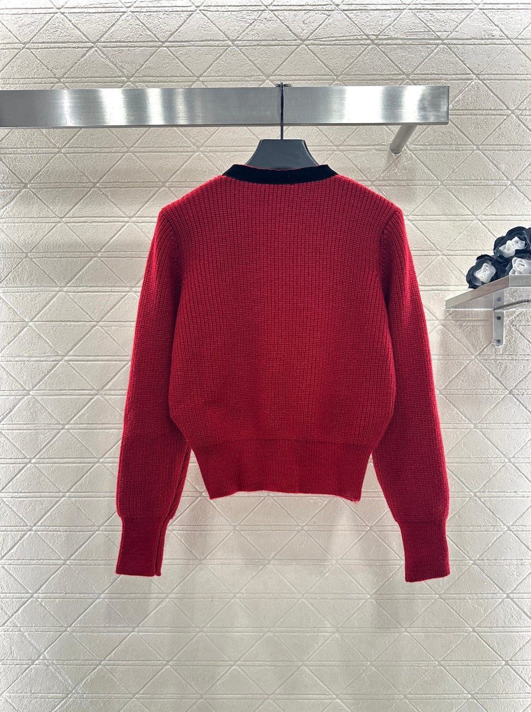 Saint 25fw bow knit cardiagn