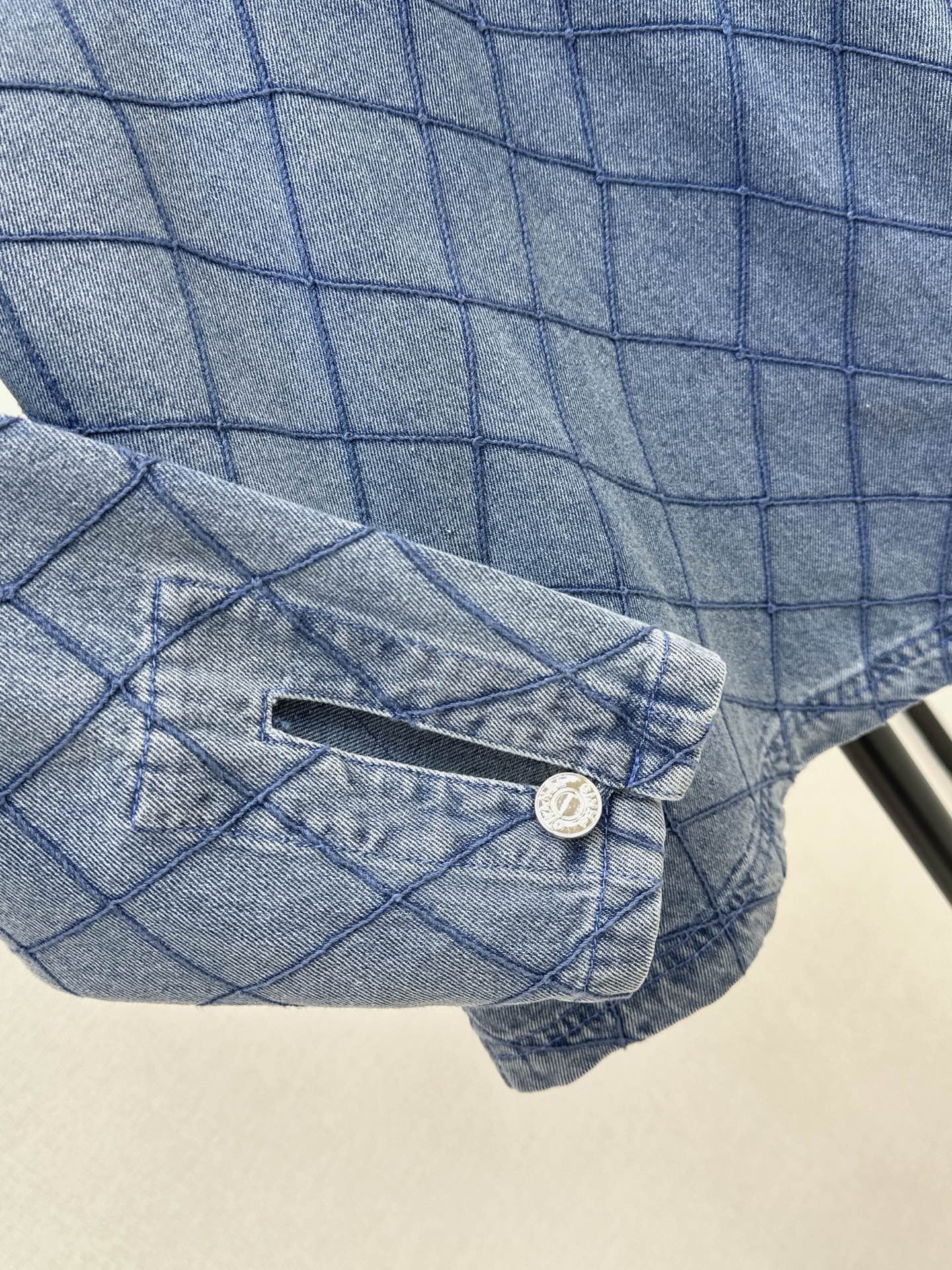 Chan 26ss embroidery denim top
