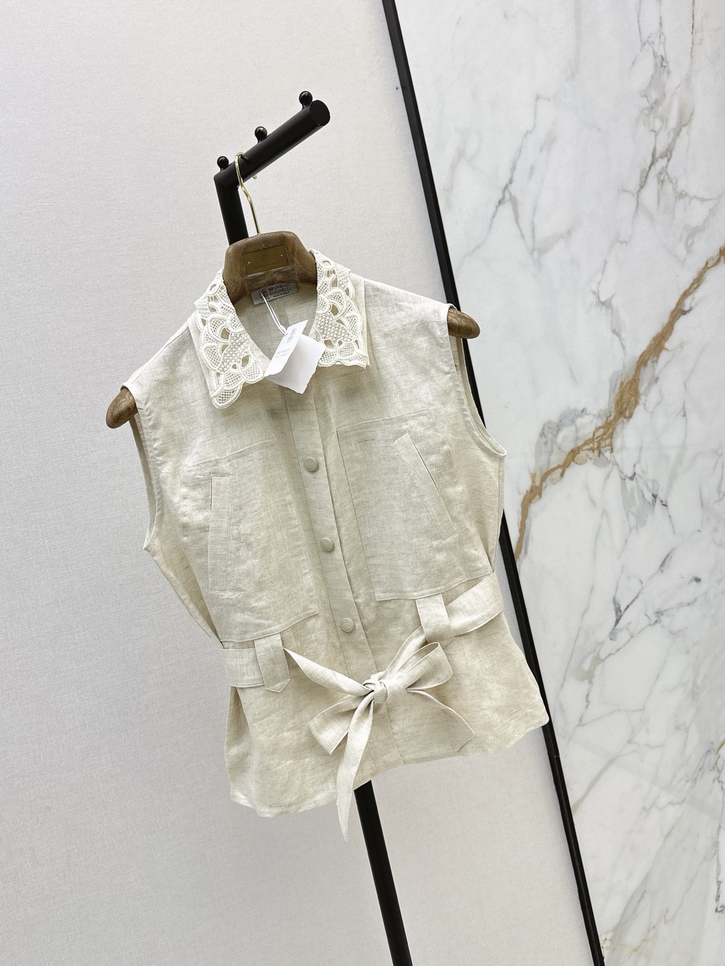 Brun 26ss embroidery shirt