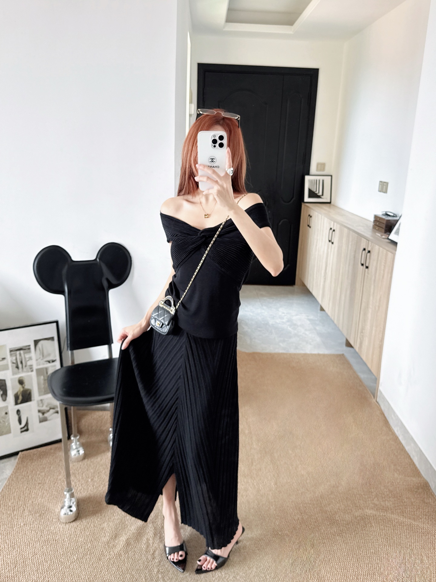 Chol 26ss knit suit