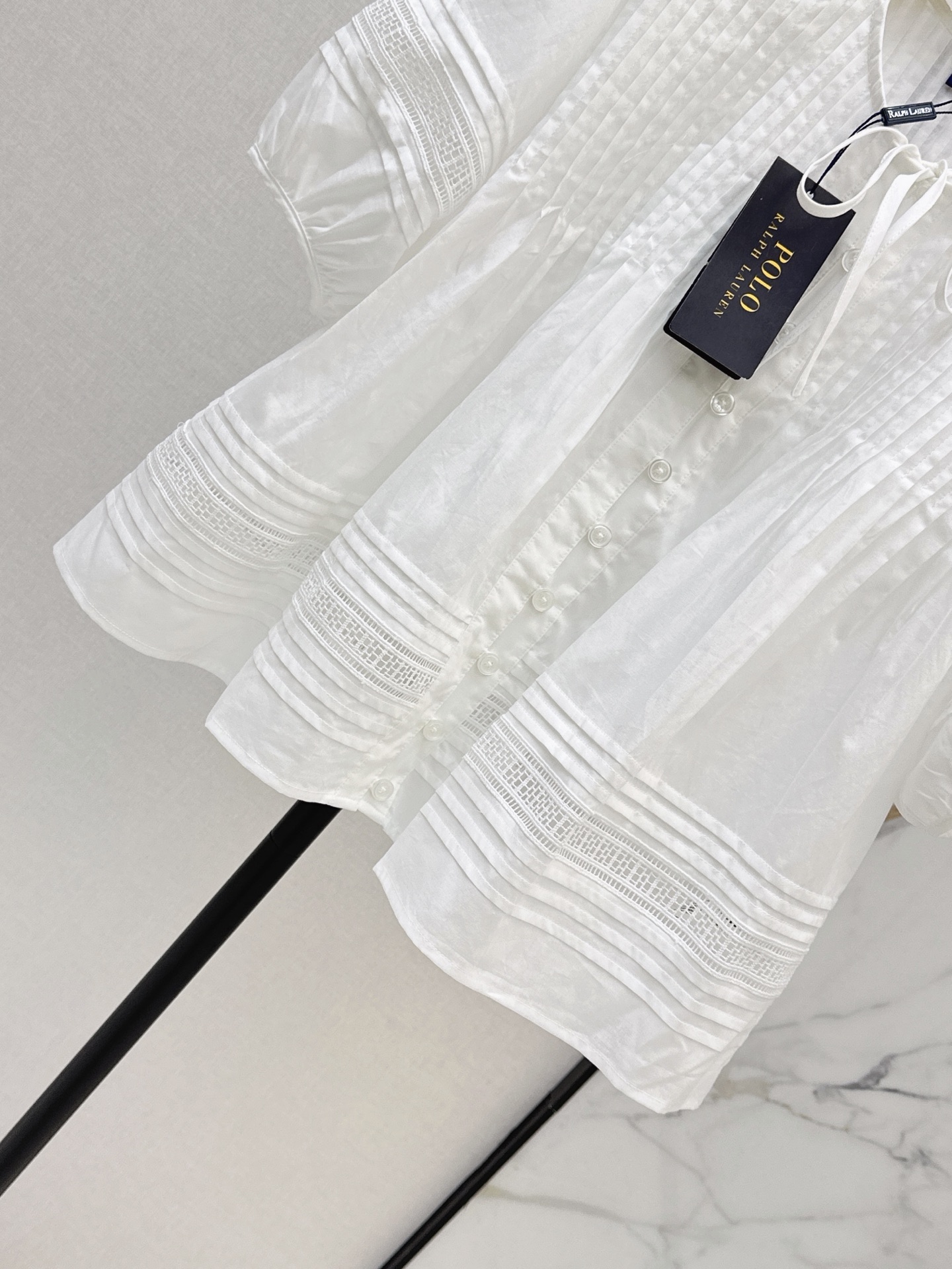 Ralp 26ss hollow lace shirt
