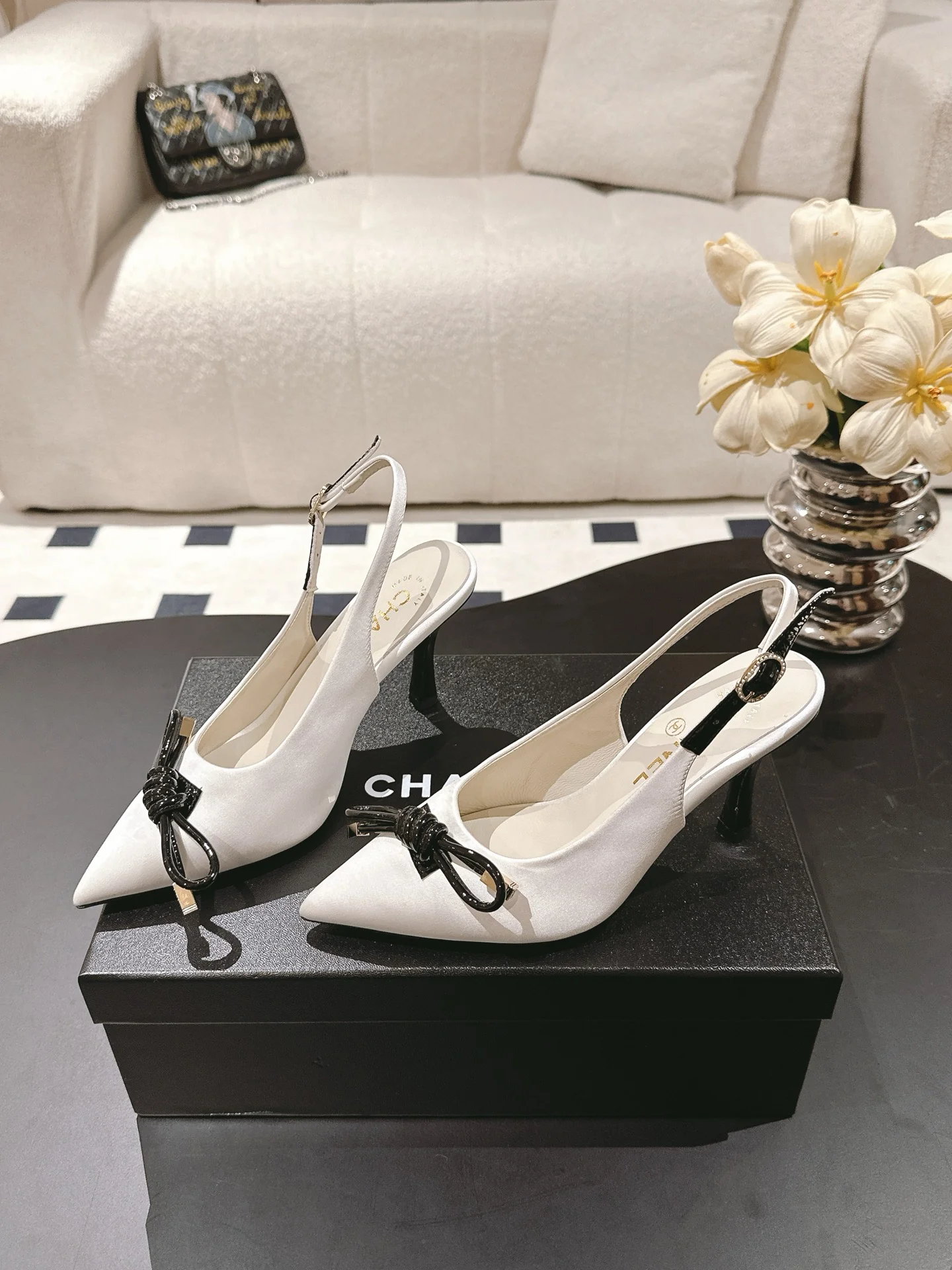 Chan 25fw slingback heels
