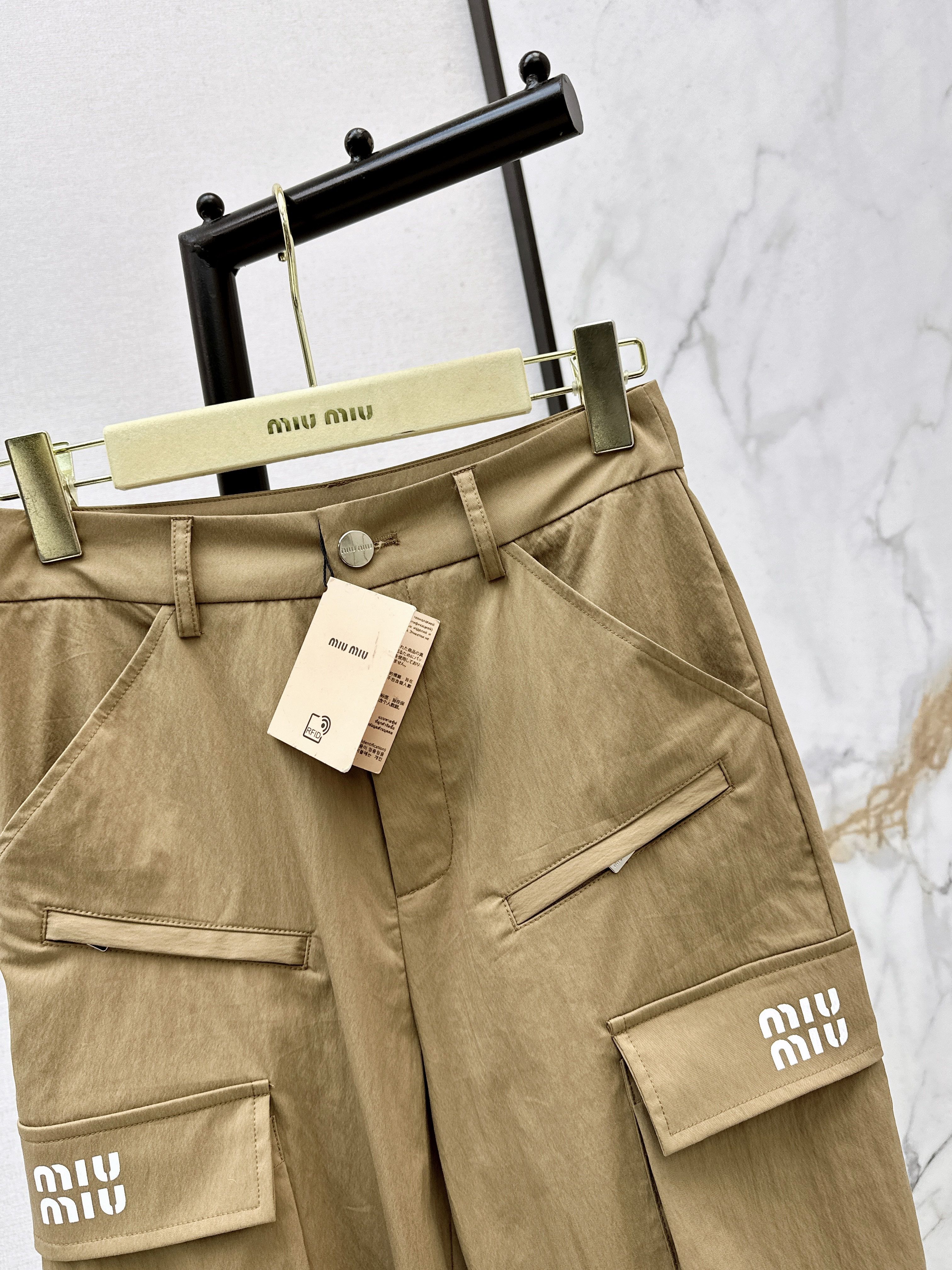 Miu 26ss cargo pants