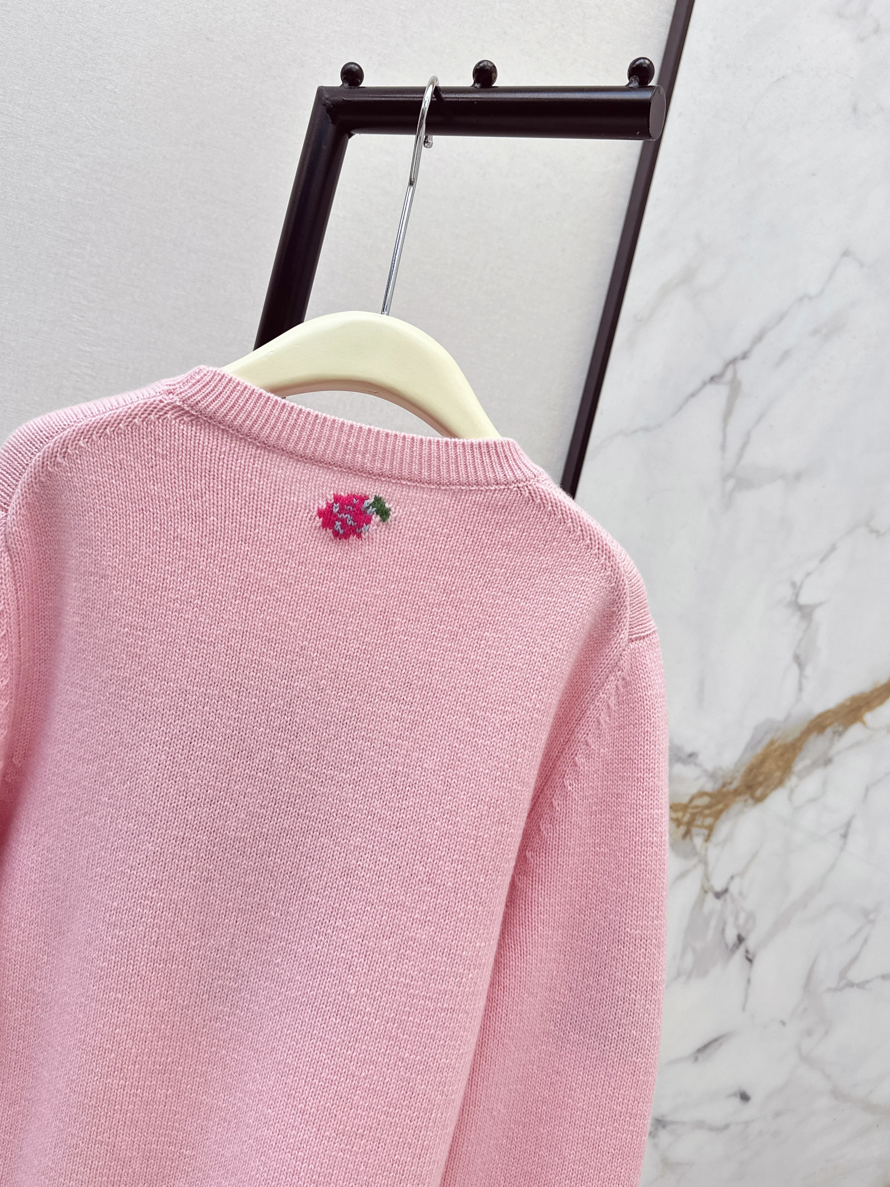 Erdo 26ss intarsia cashmere