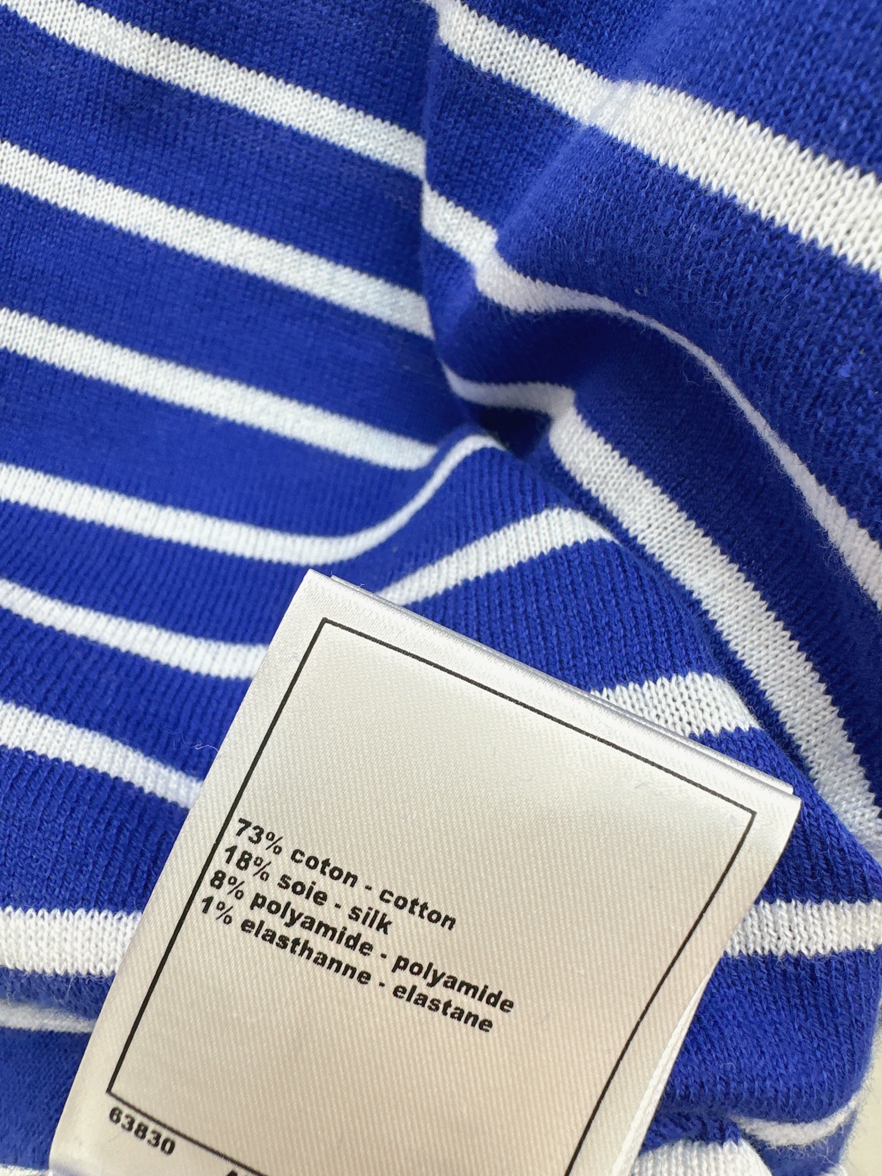 Chan 26ss stripe knit top