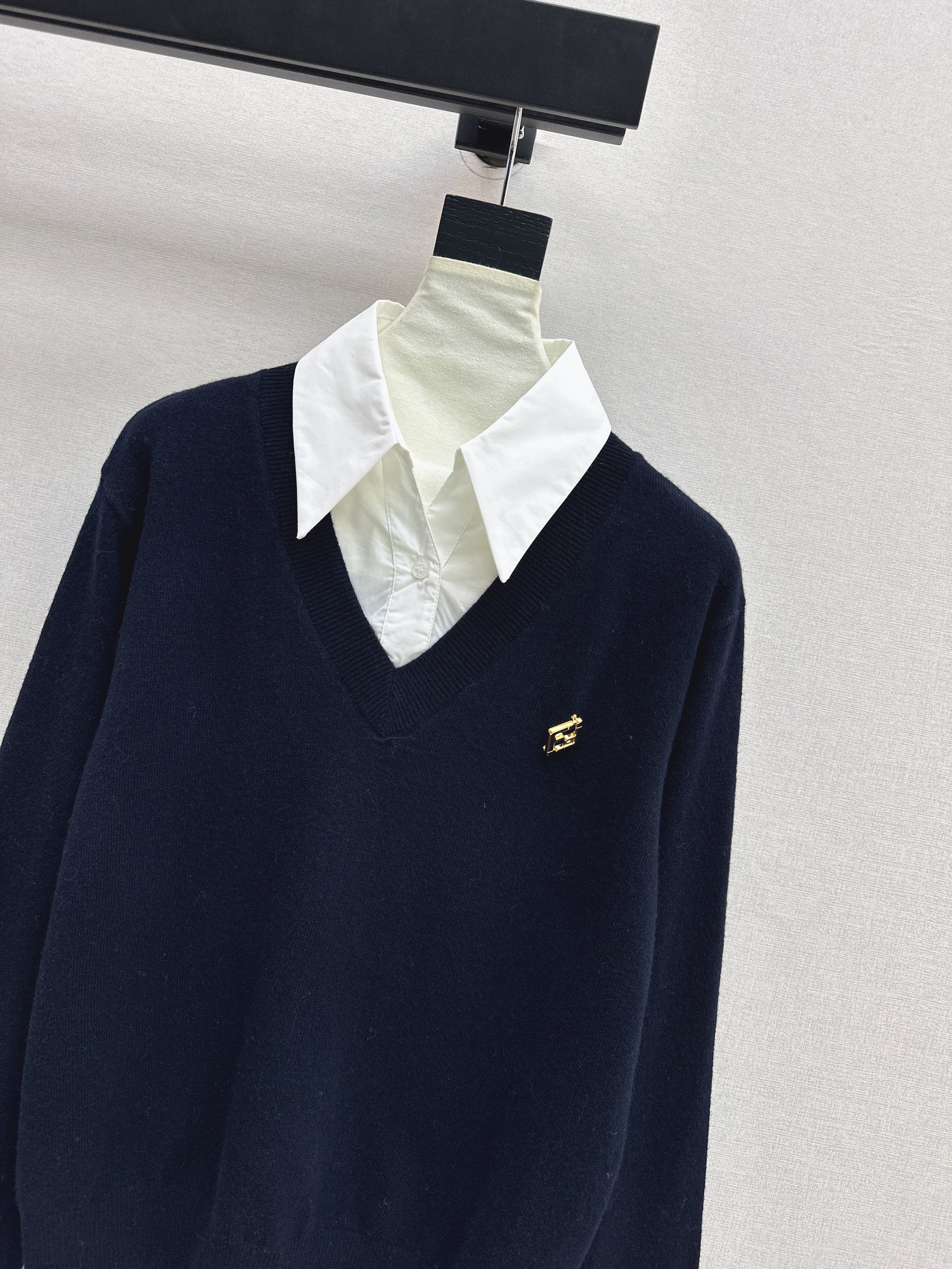 Fend 26ss 2in1 knit shirts