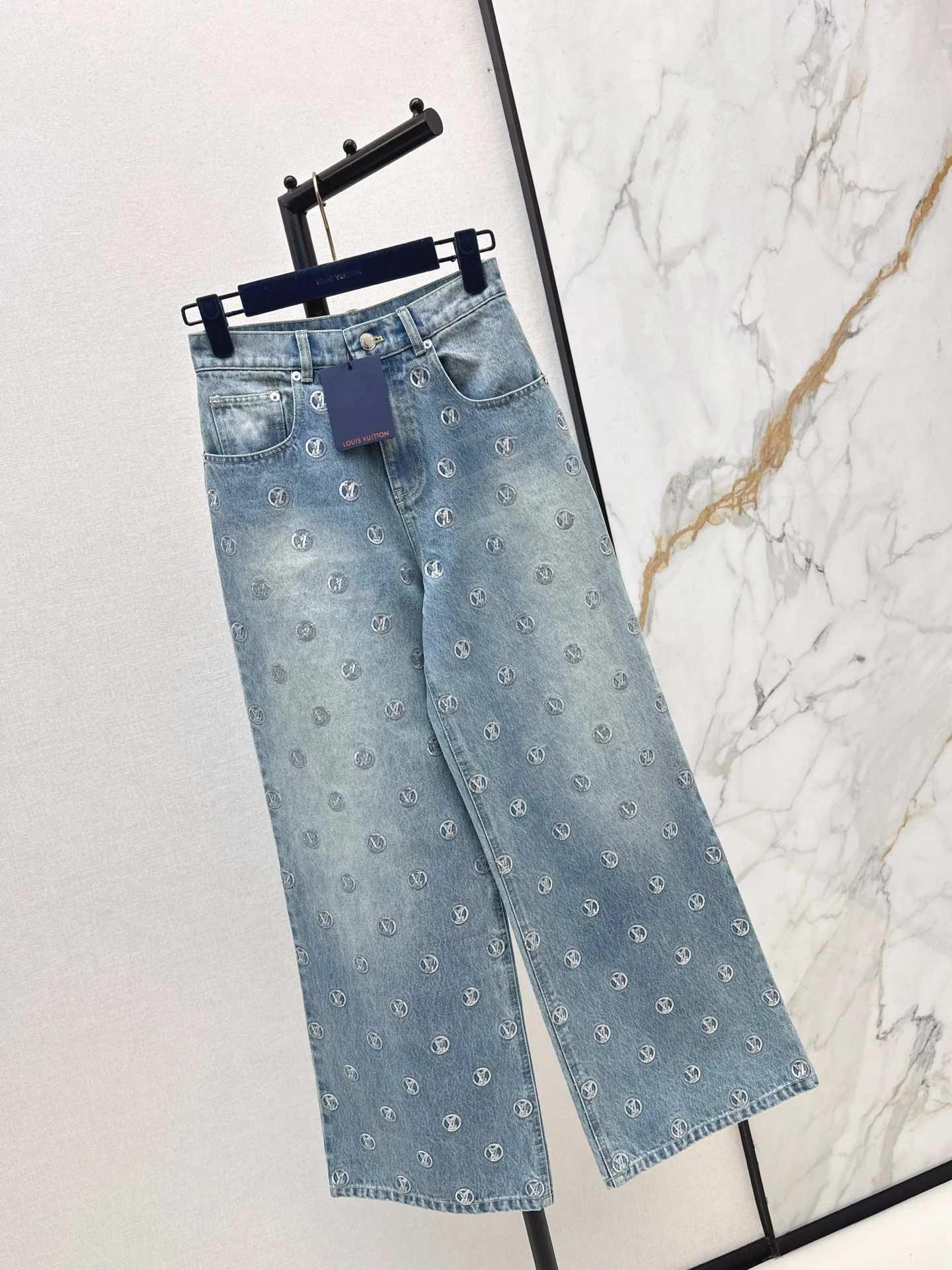 Louis 25fw embroidery jeans
