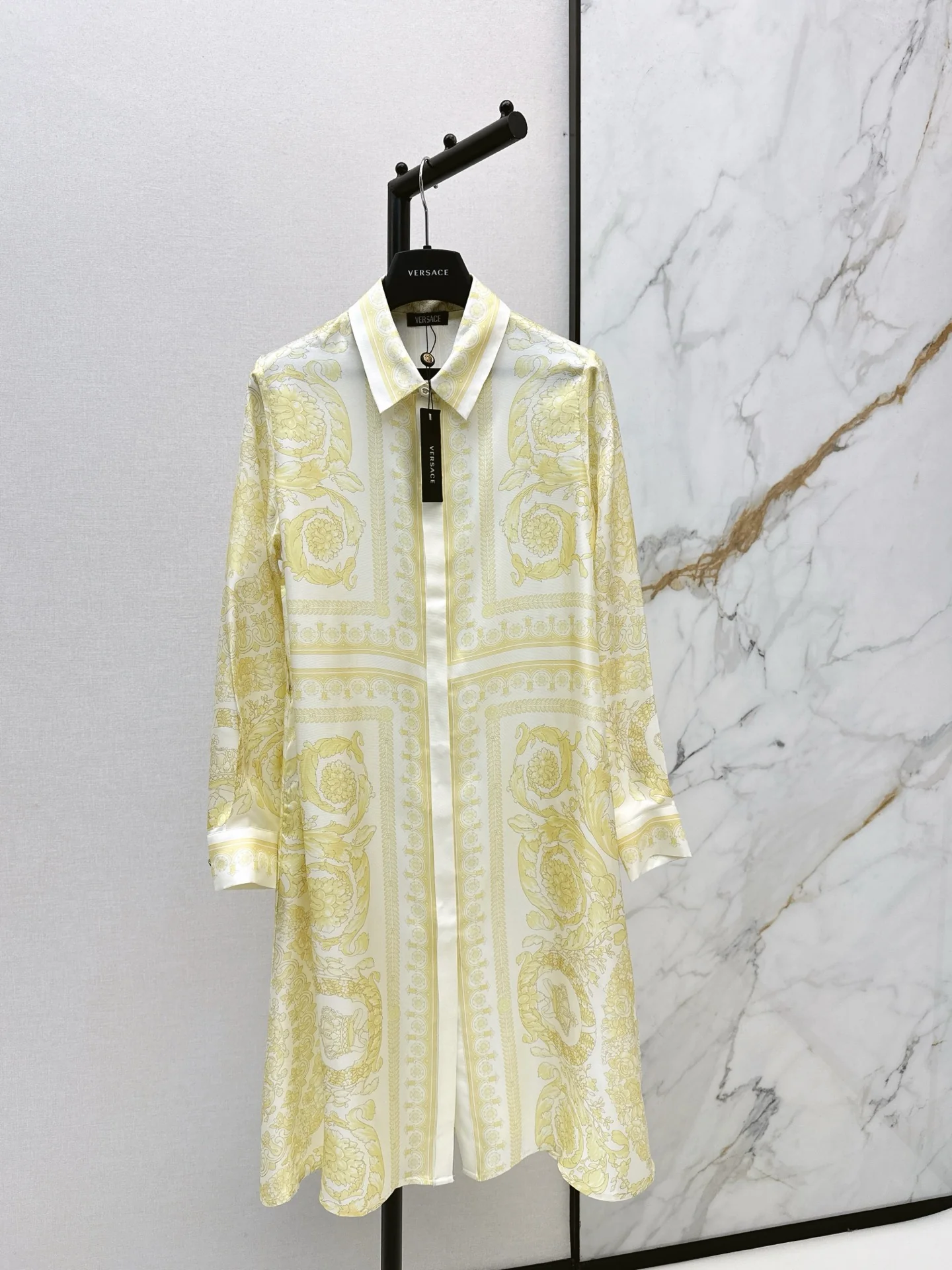 Vers 25fw silk dress