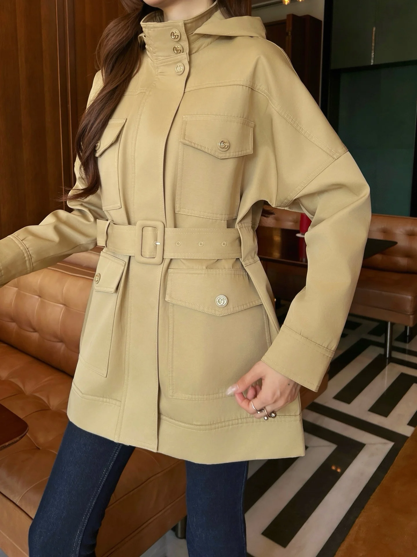 Guc 25fw trench coats
