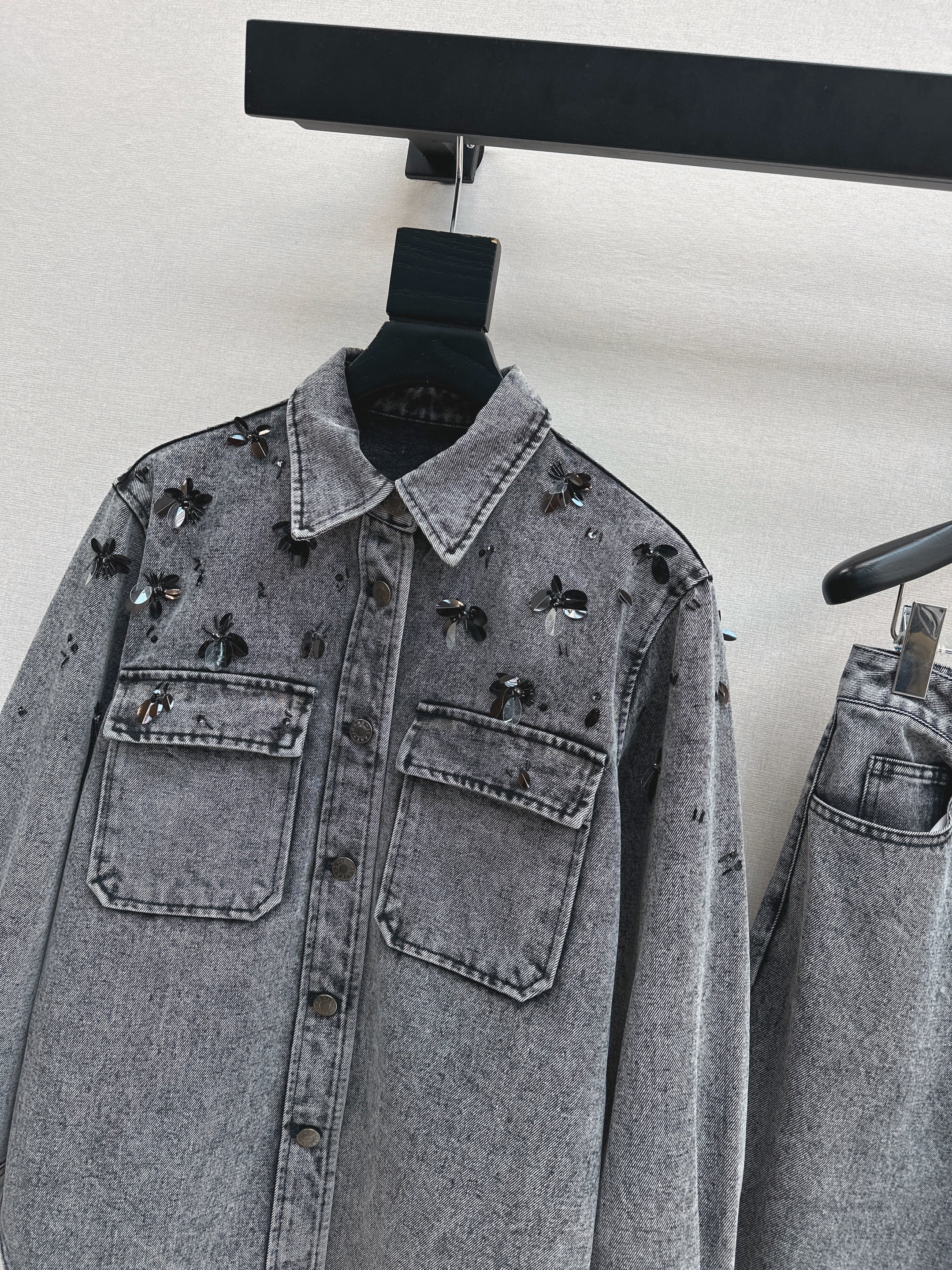 Saint 26ss denim outfit sets