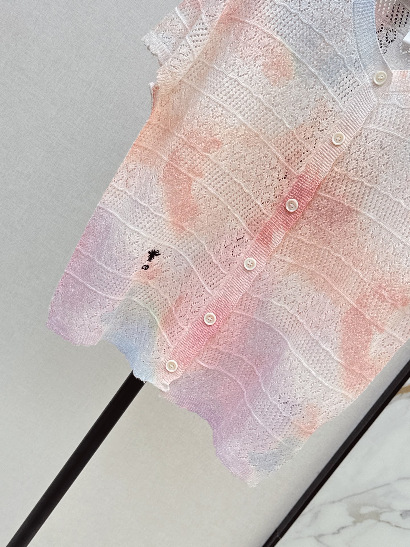 CD 26ss gradient knit cardigan