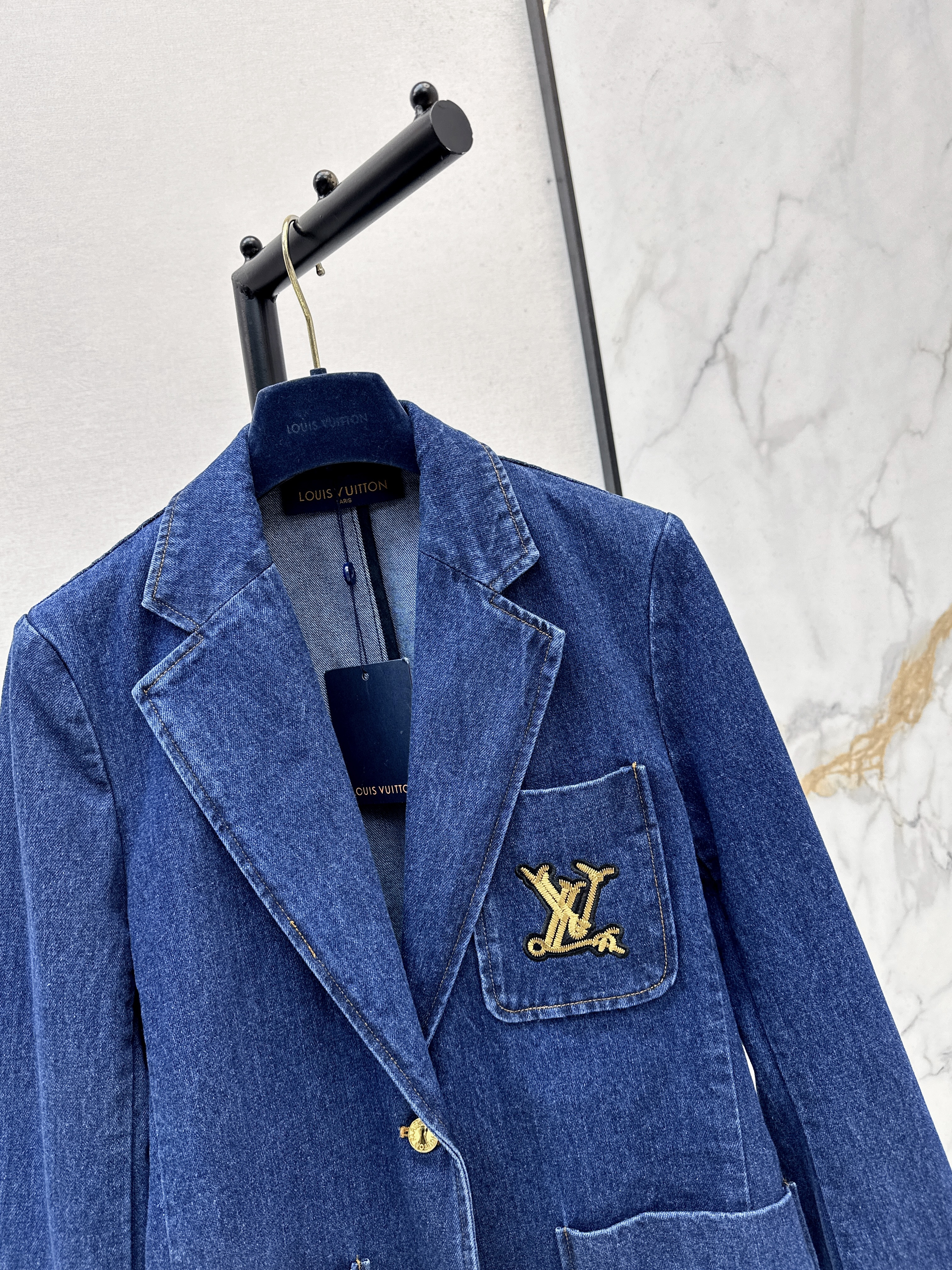 Loui 26ss denim blazer