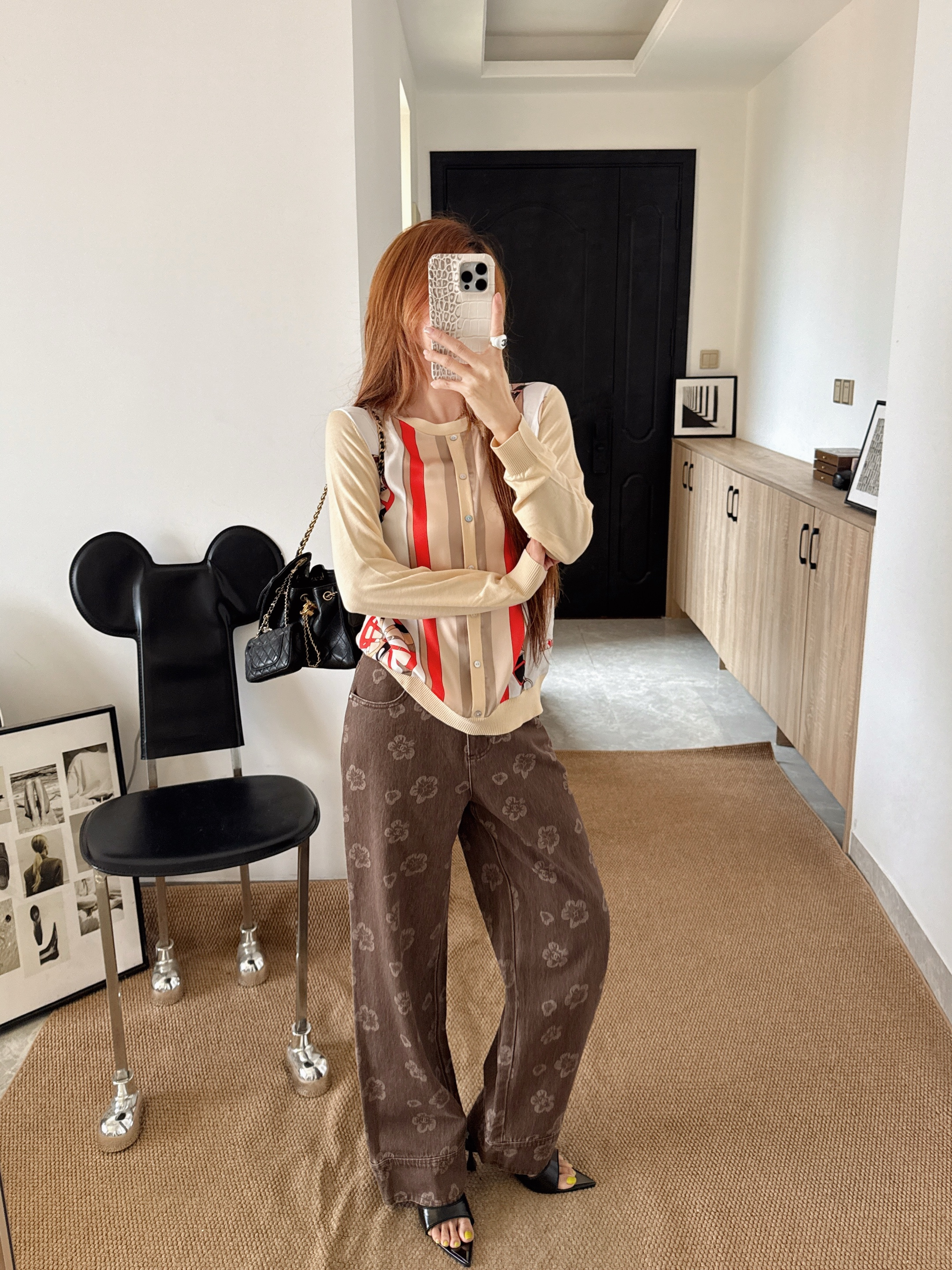 Herm 26ss print knitwear