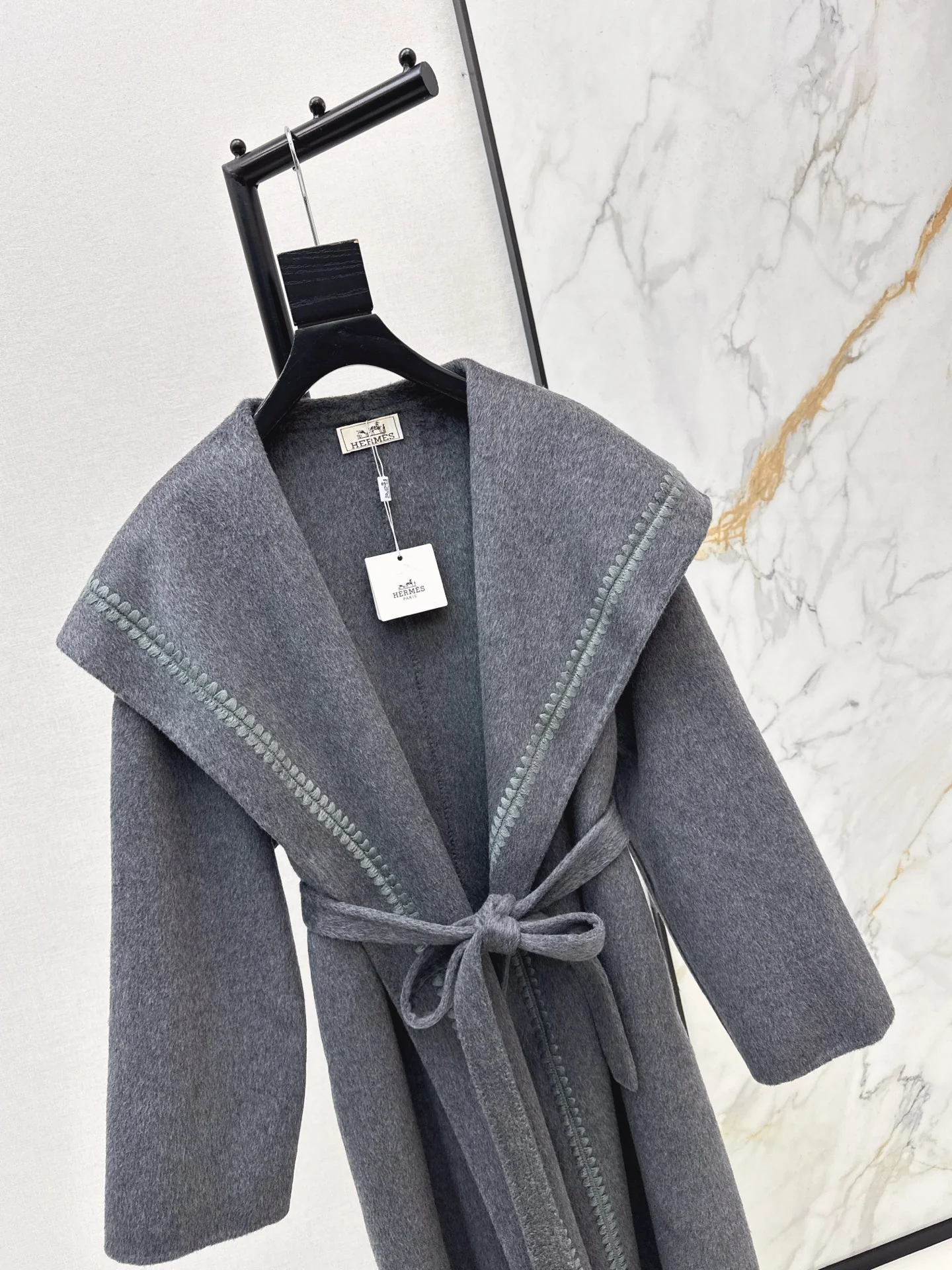 Herm 25fw woolen long overcoats