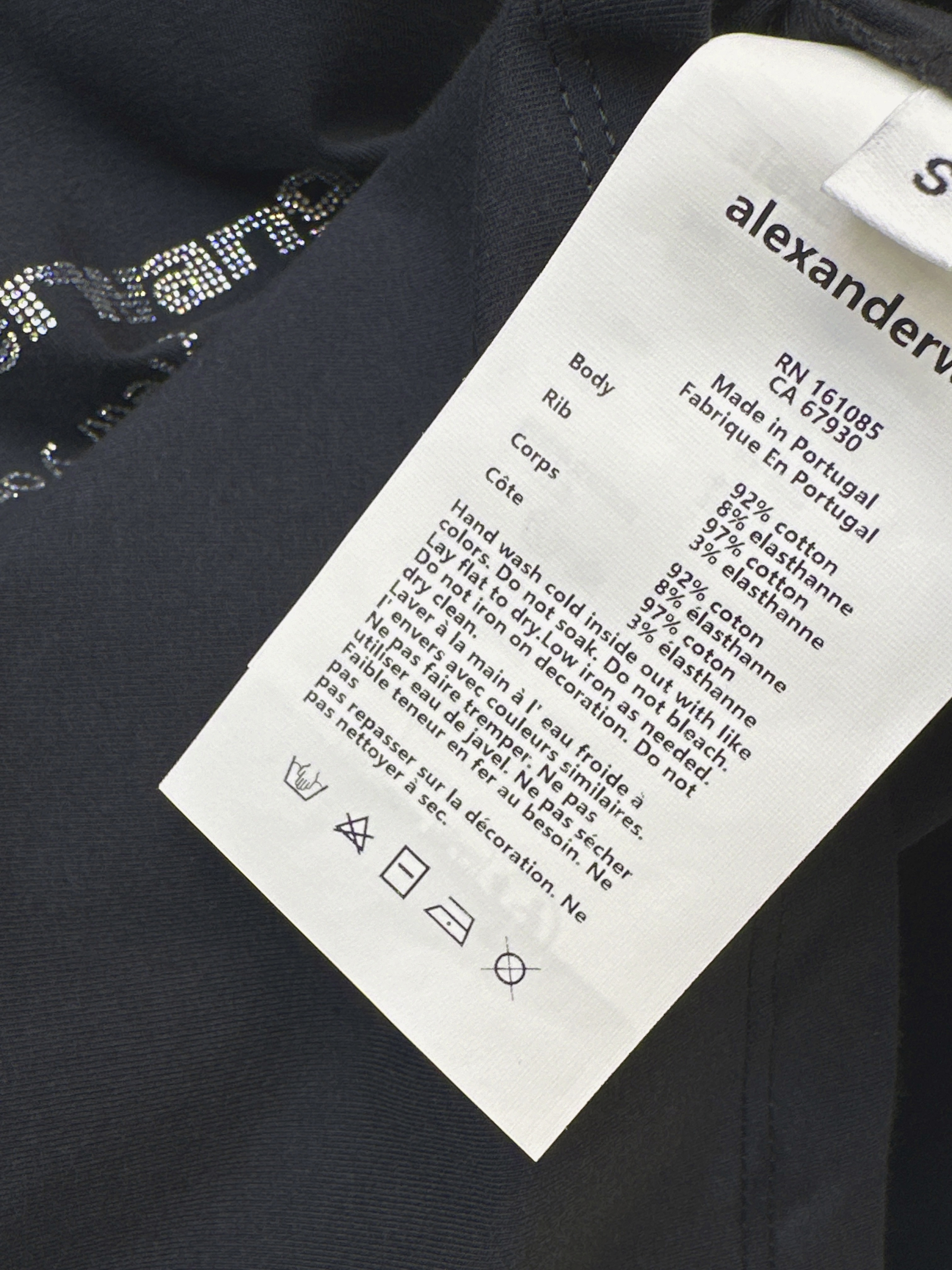 Alex 26ss rhinestone t-shirt