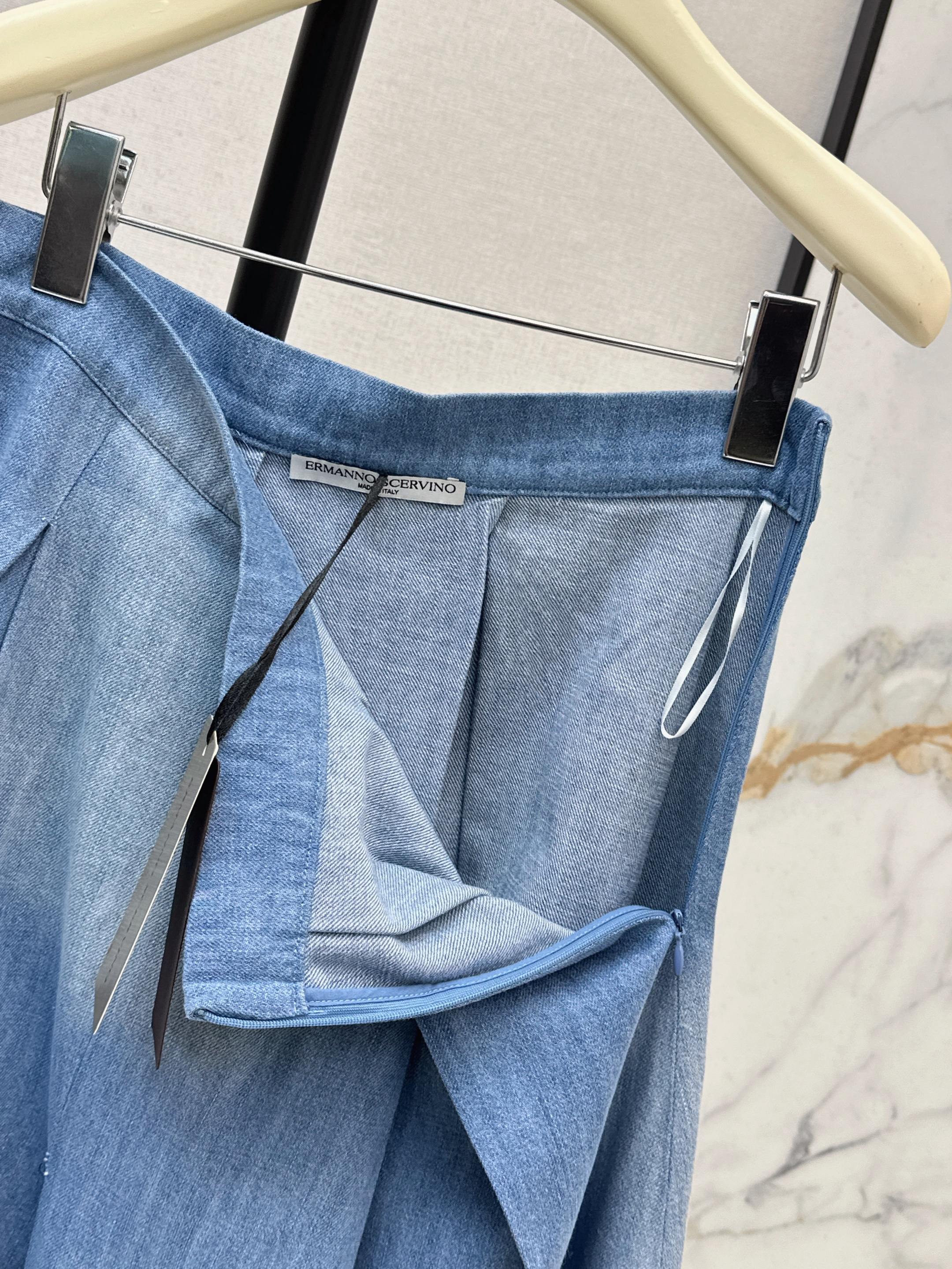 ES 26ss embroidery denim skirt