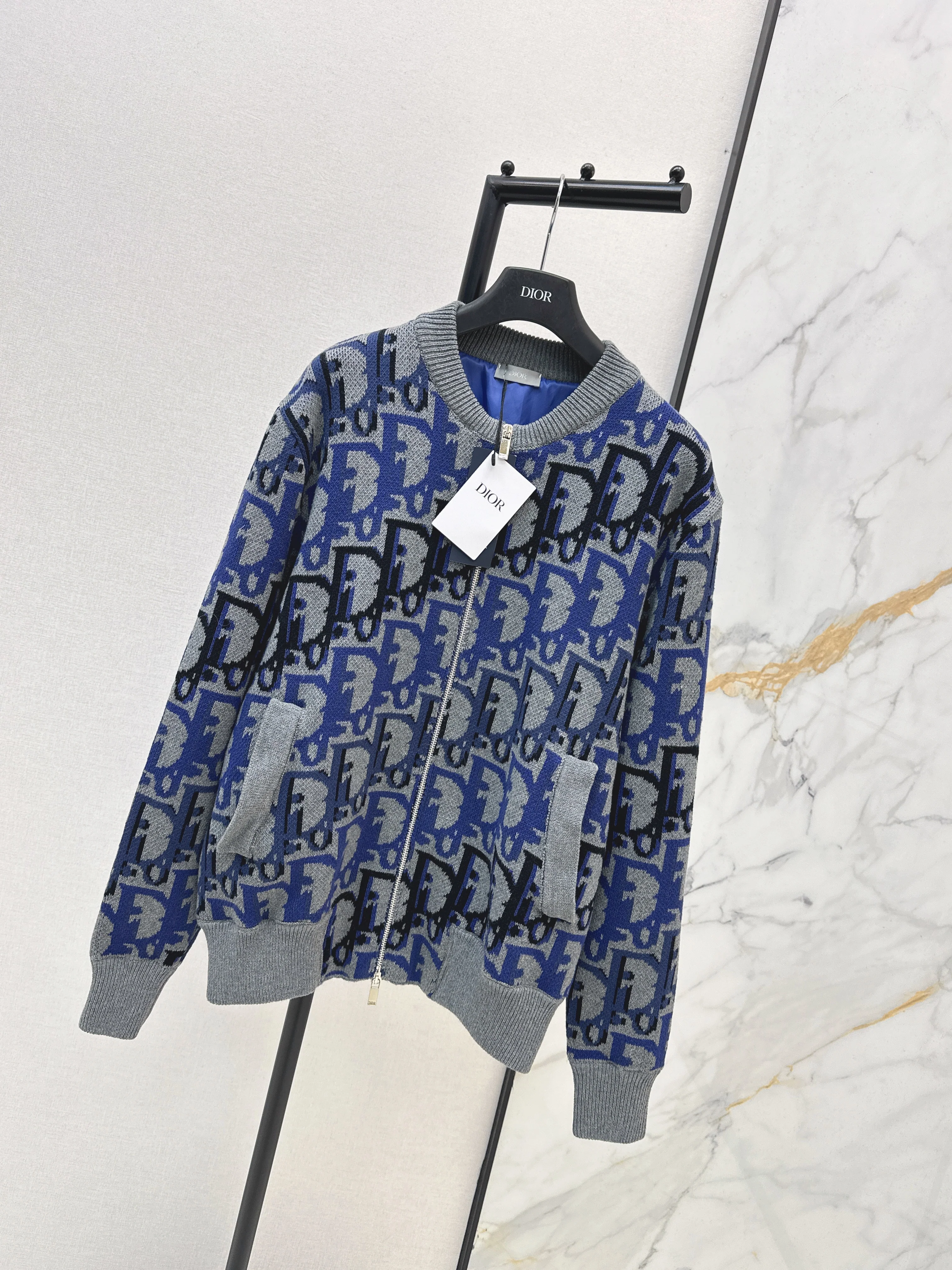 CD 26ss zip-up wool jacket