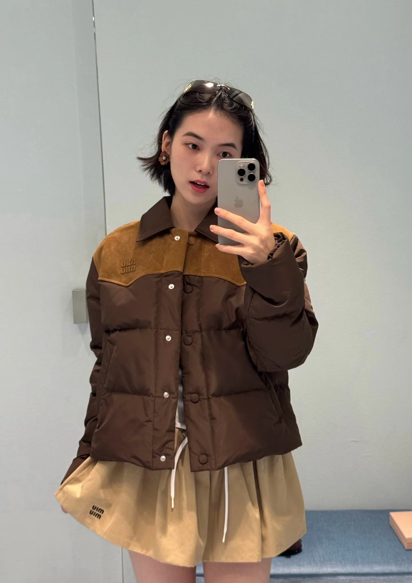 Miu 25fw down jacket