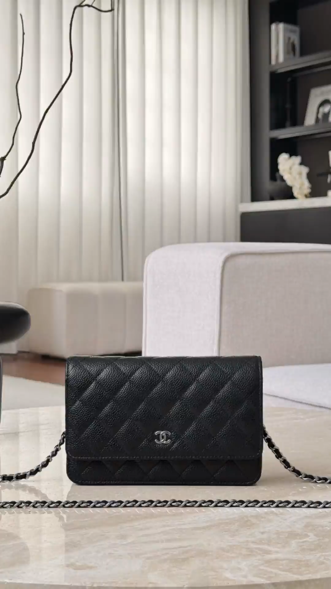 Chan 26ss classic flap woc bag