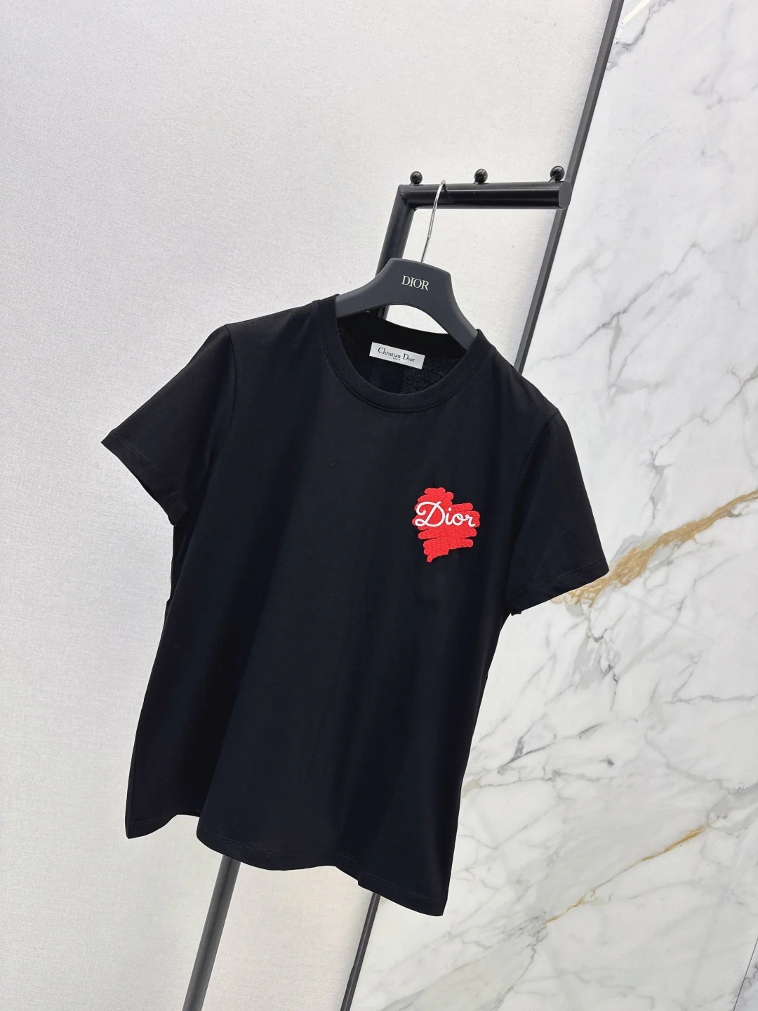 CD 26ss heart print t-shirts