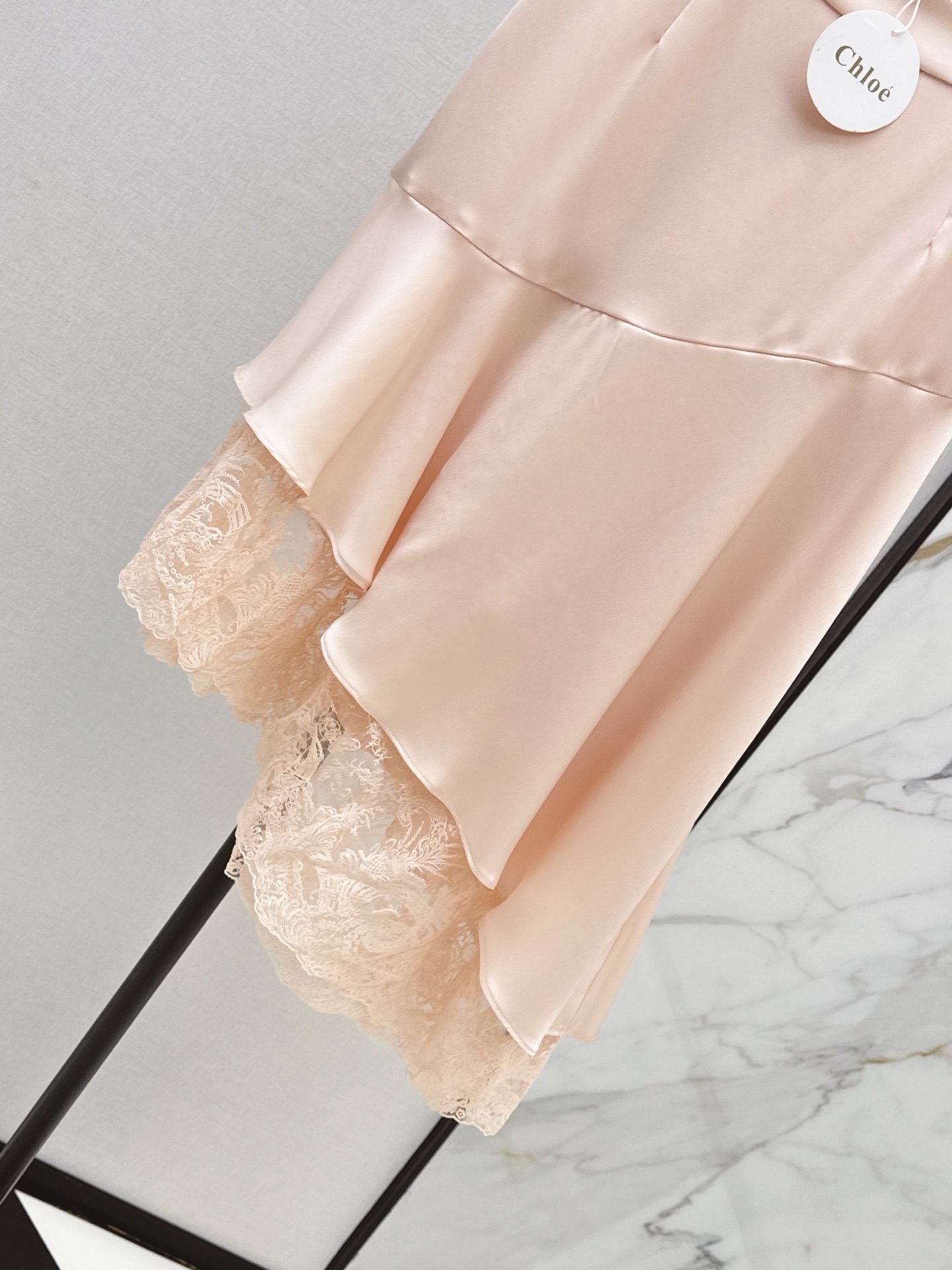 Chol 26ss lace asymmetrical skirt