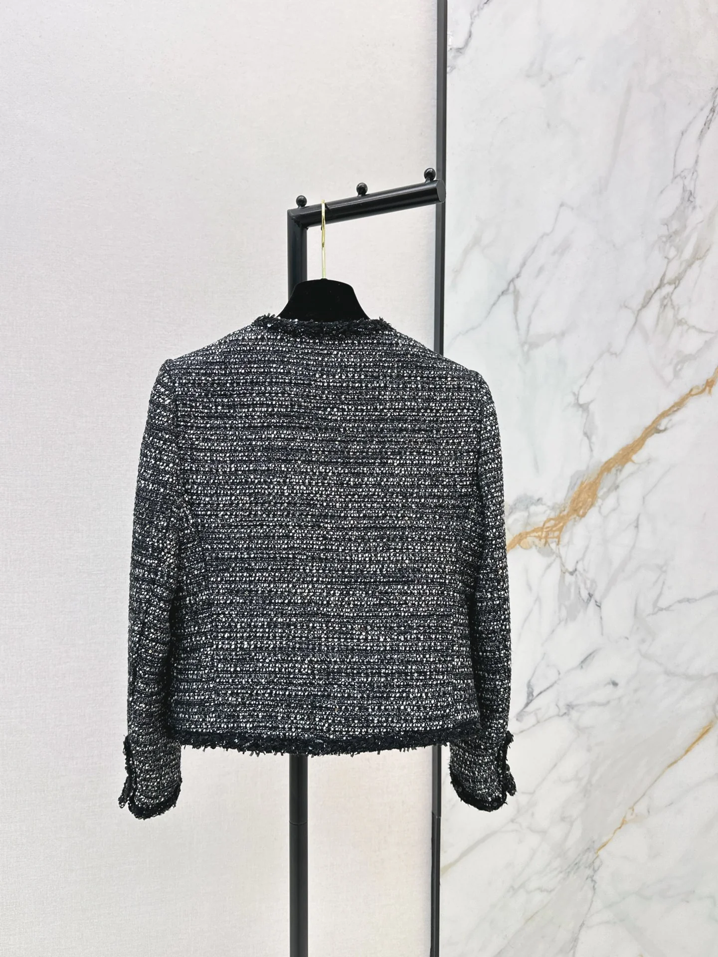 Chan 25fw woven tweed jacket