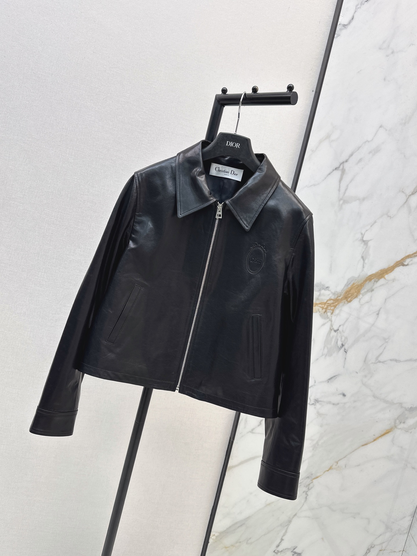CD 26ss leather jacket