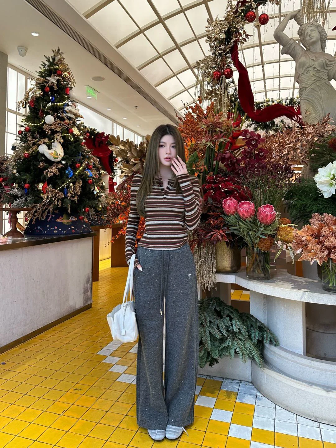 CD 26ss bee embroidery pants