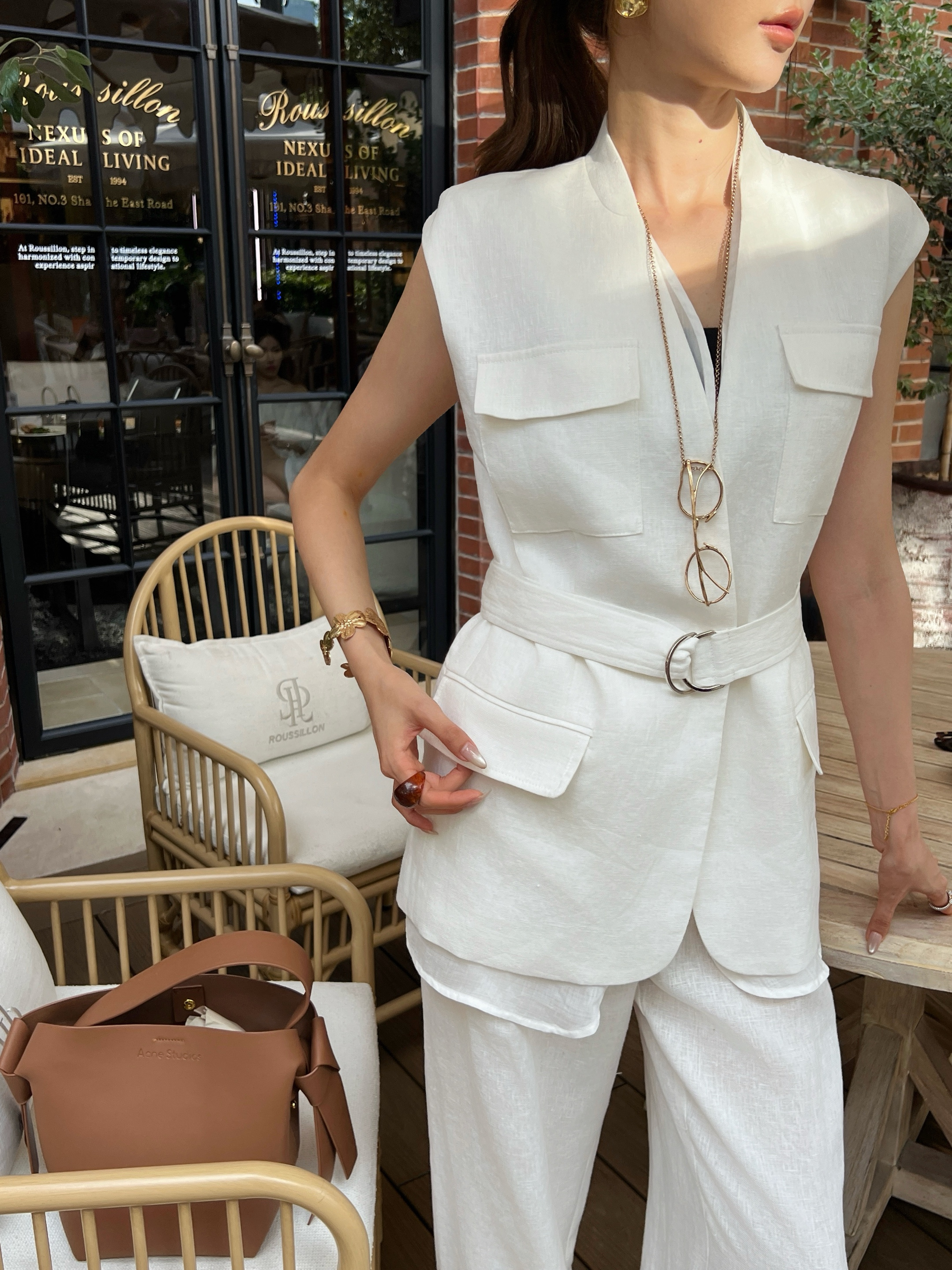 Brunello 26SS Layered Sleeveless Vest