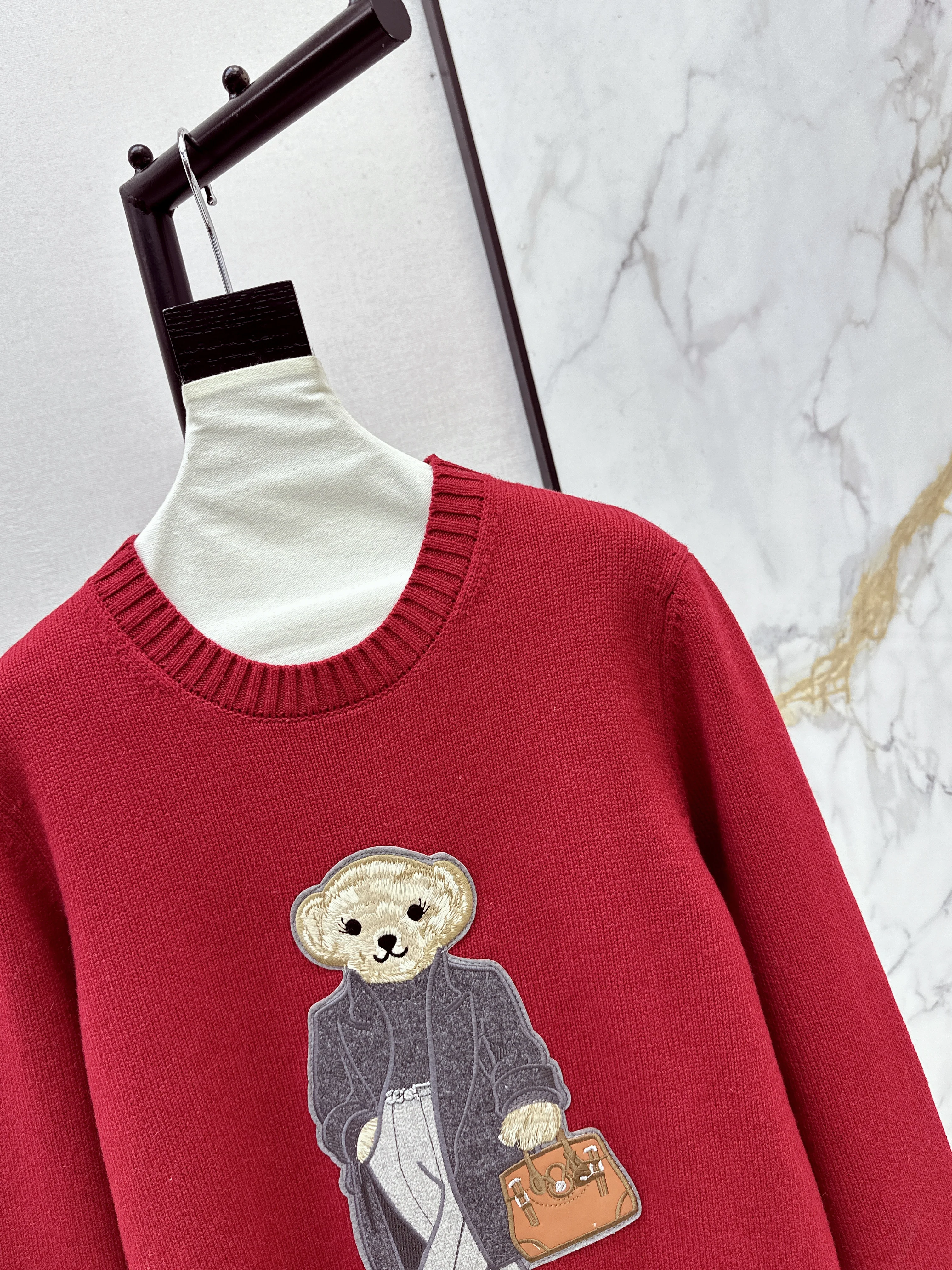 Ralp 26ss embroidery sweater