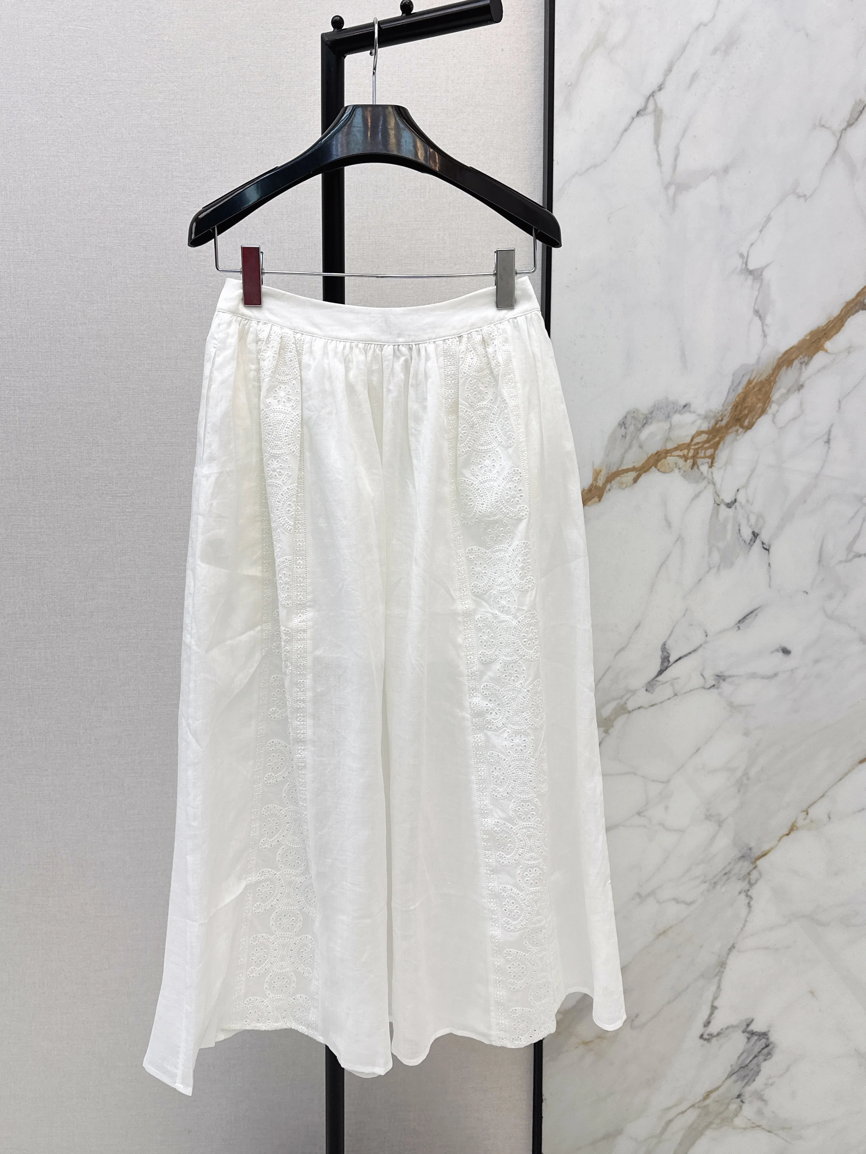 Celi 26ss hollow jacquard skirts