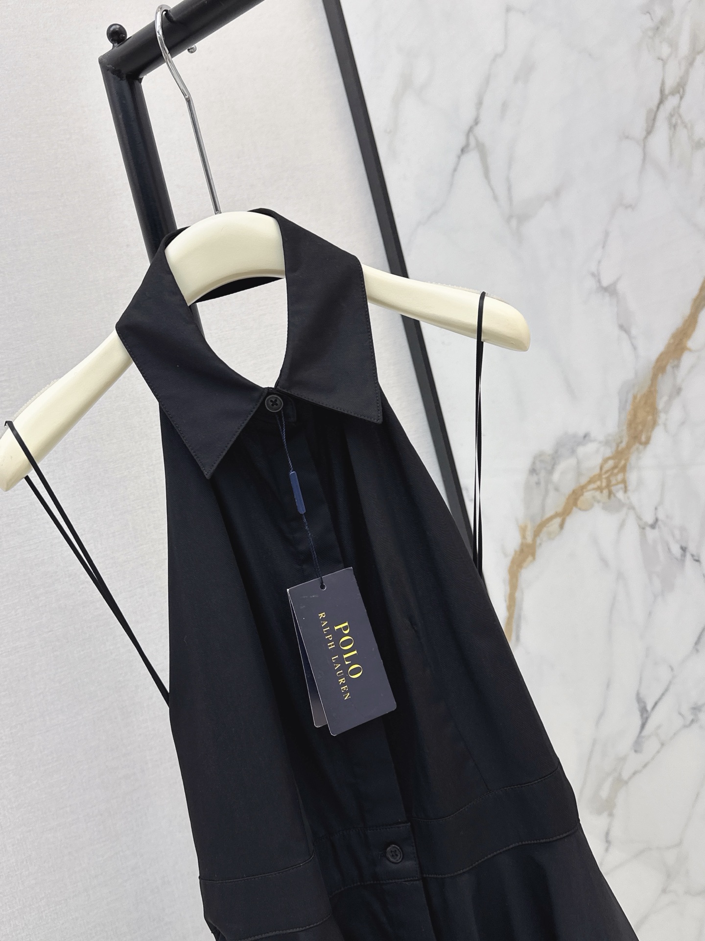 Ralp 26ss halter neck backless dress