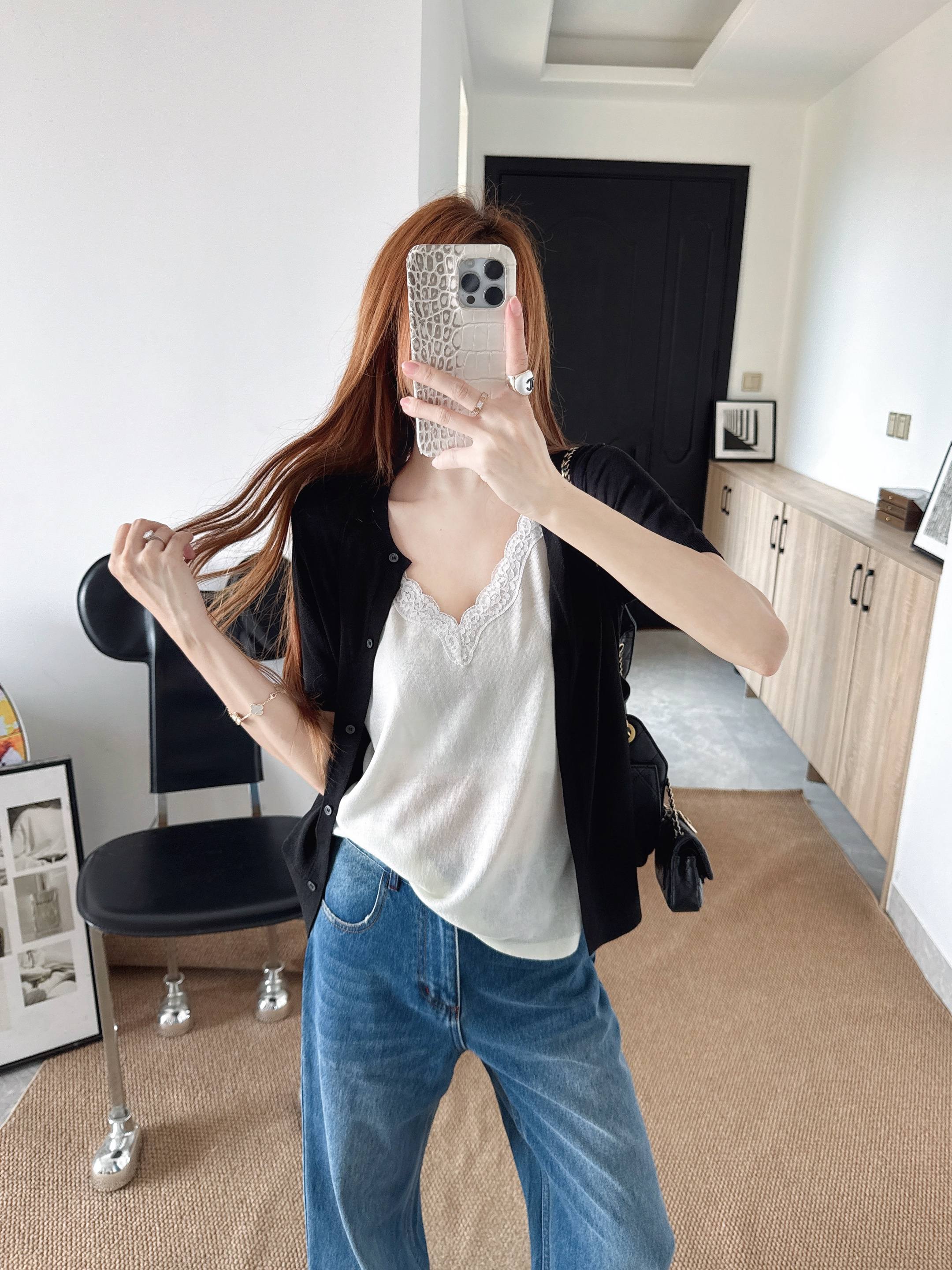 ES 26ss 2in1 knit sweater