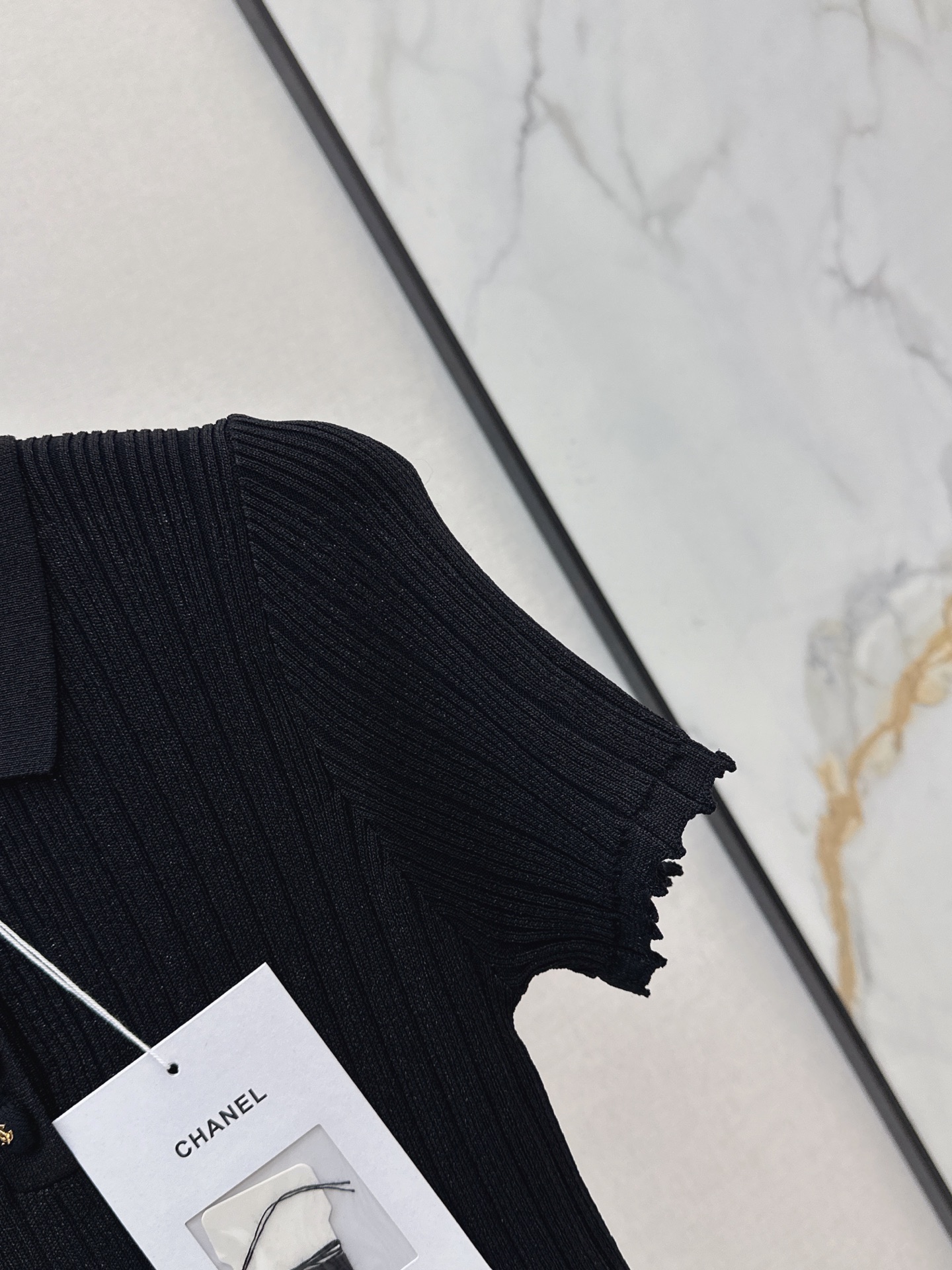 Chan 26ss knit polo shirt