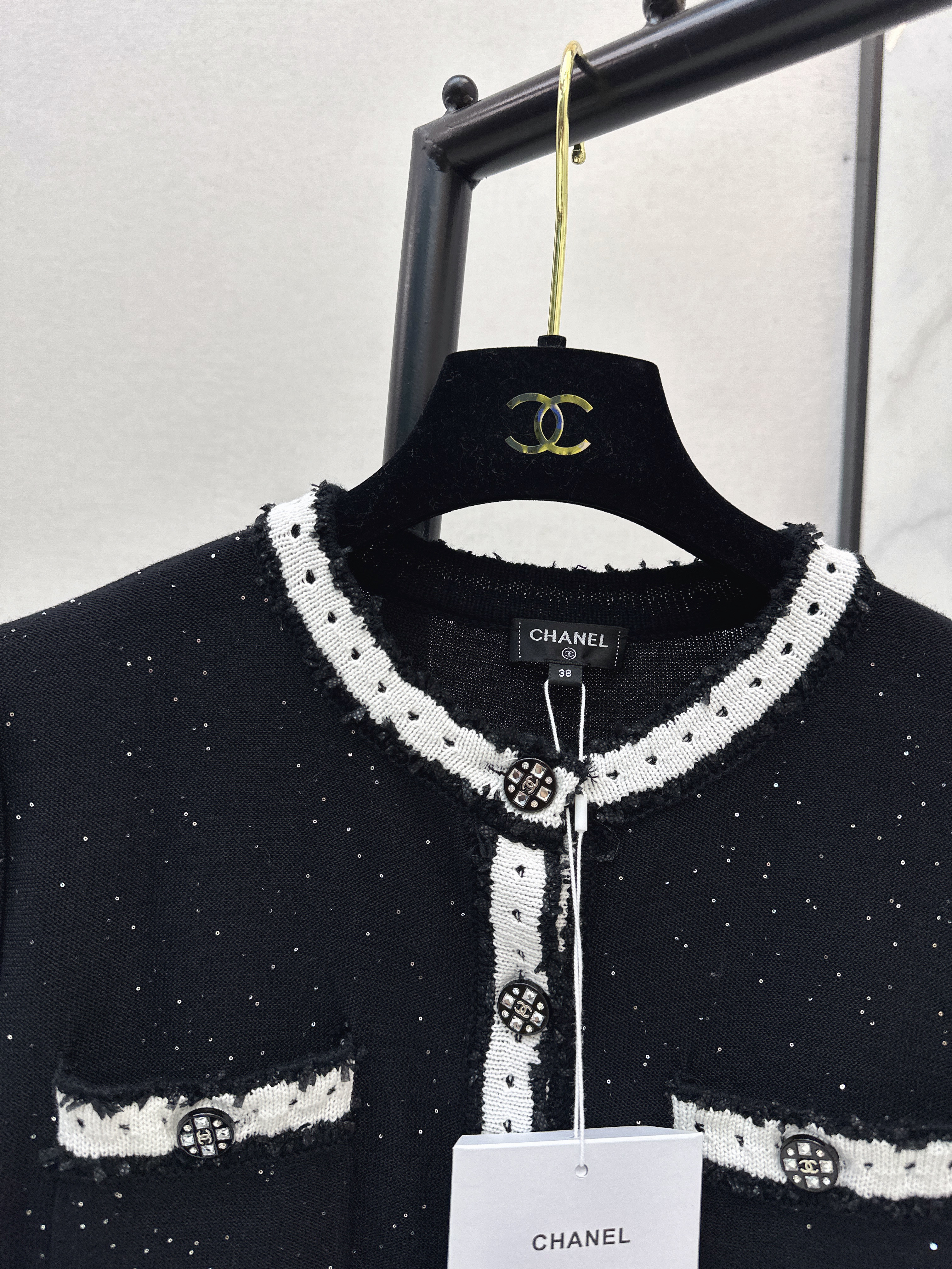 Chan 26ss sequin cardigan