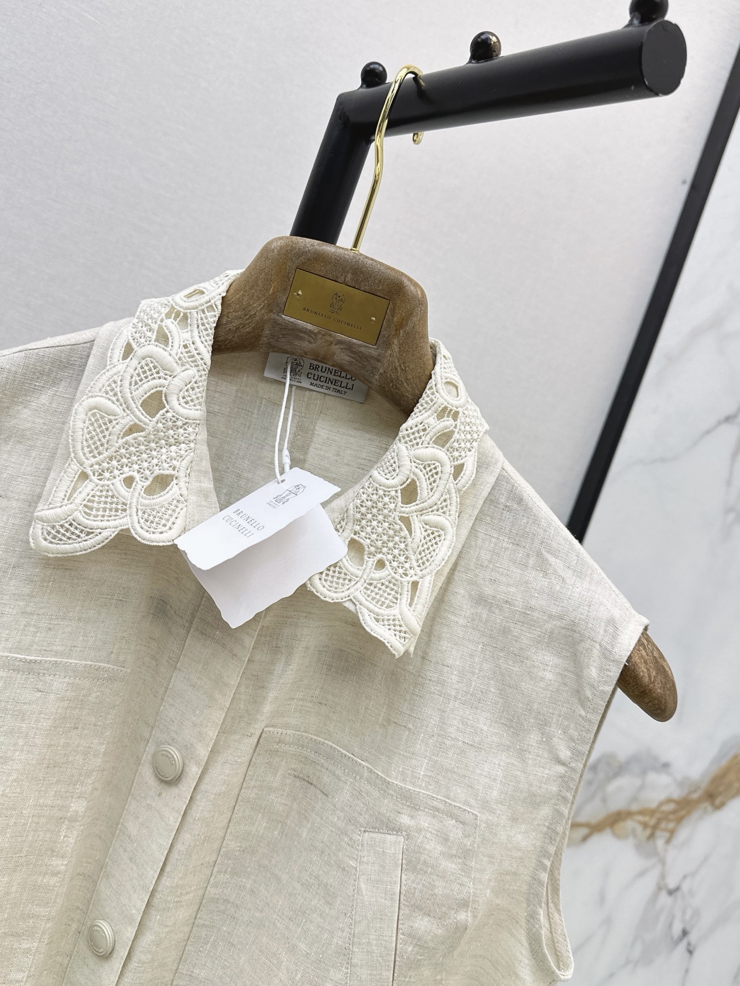 Brun 26ss embroidery shirt