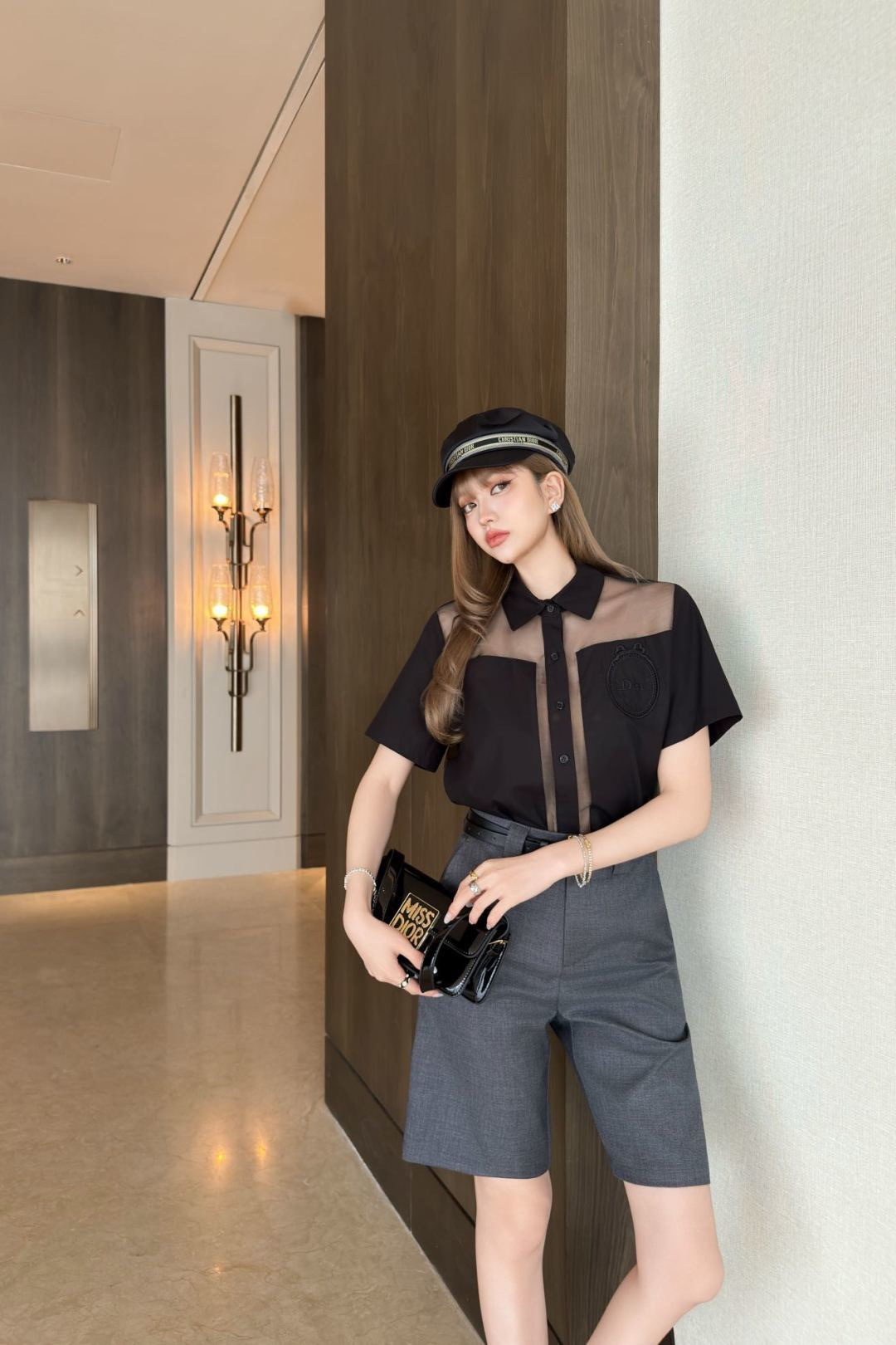 CD 26ss contract mesh shirt