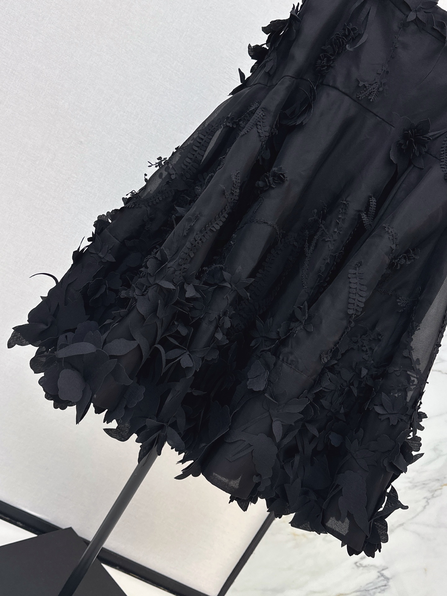 Zimm 26ss 3d floarl skirt