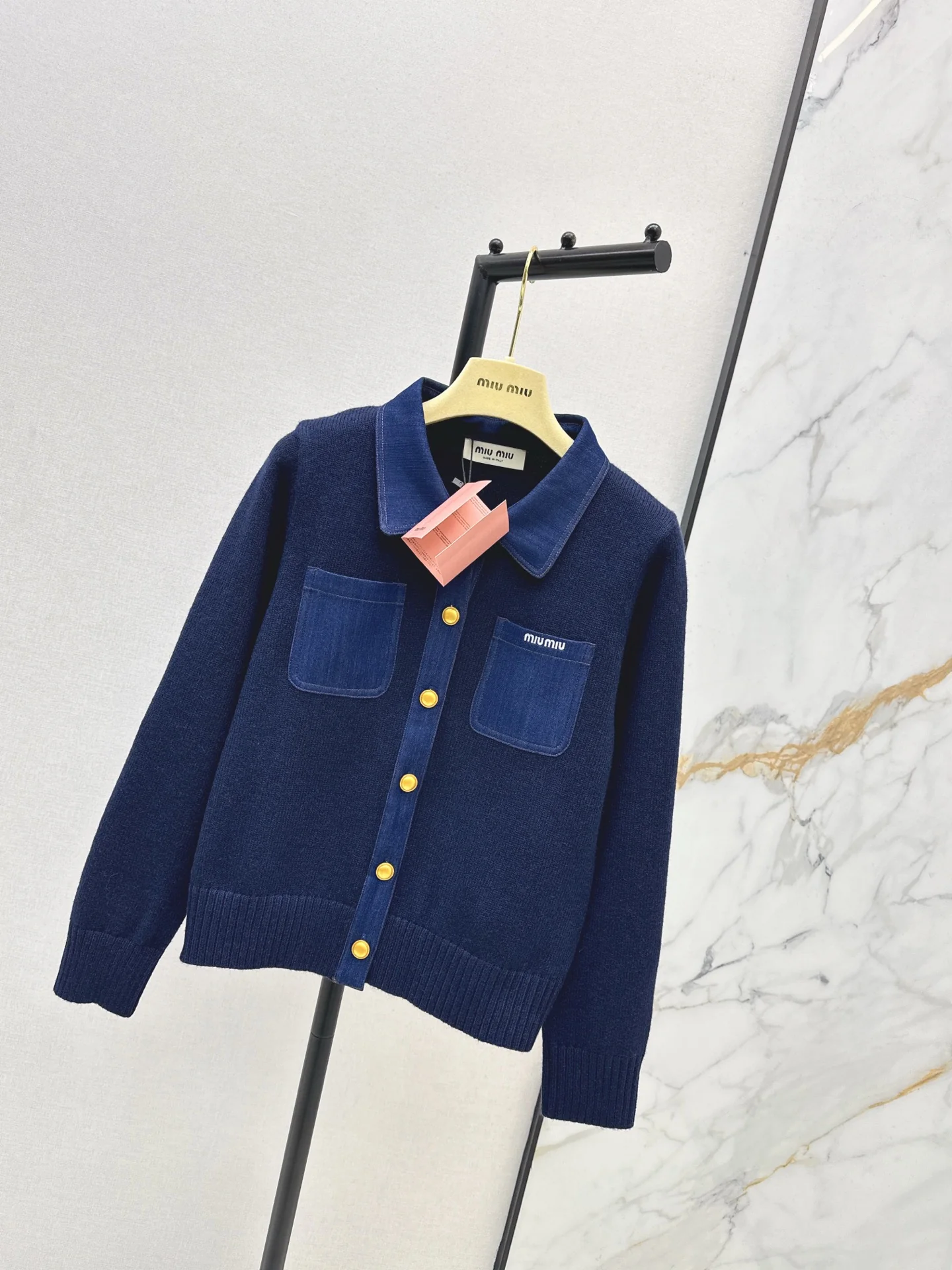 Miu 25fw wool cardigan