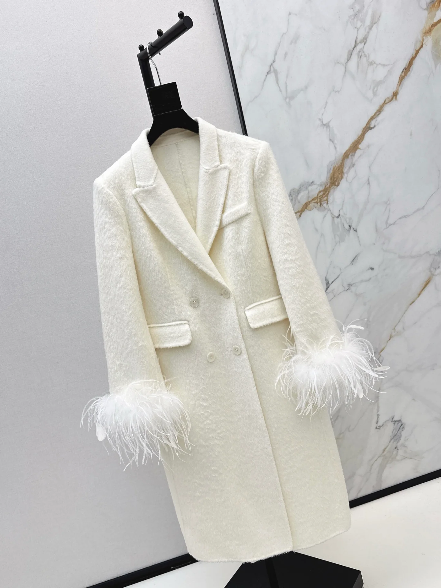 Miu 26ss woolen overcoats