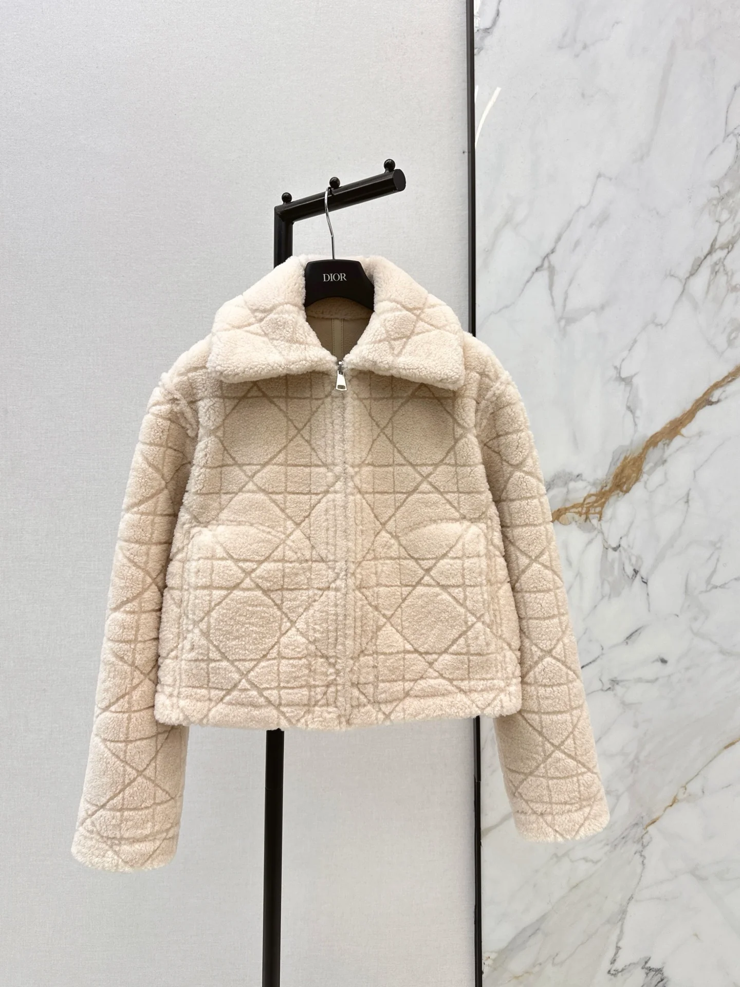 CD 26ss reversible fur jacket